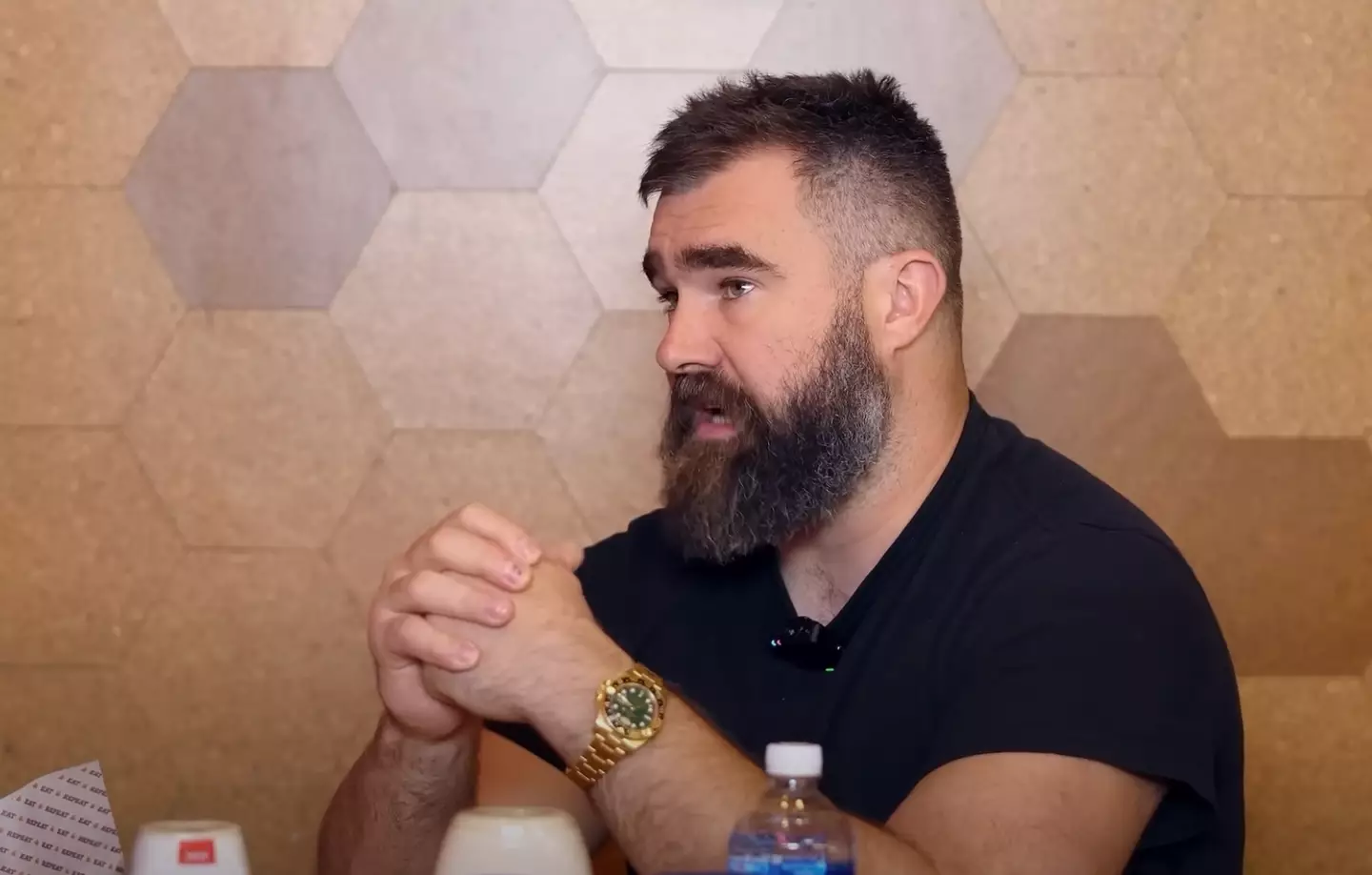 Jason Kelce revealed his brother Travis was forced to move out of his home after he started dating Taylor.