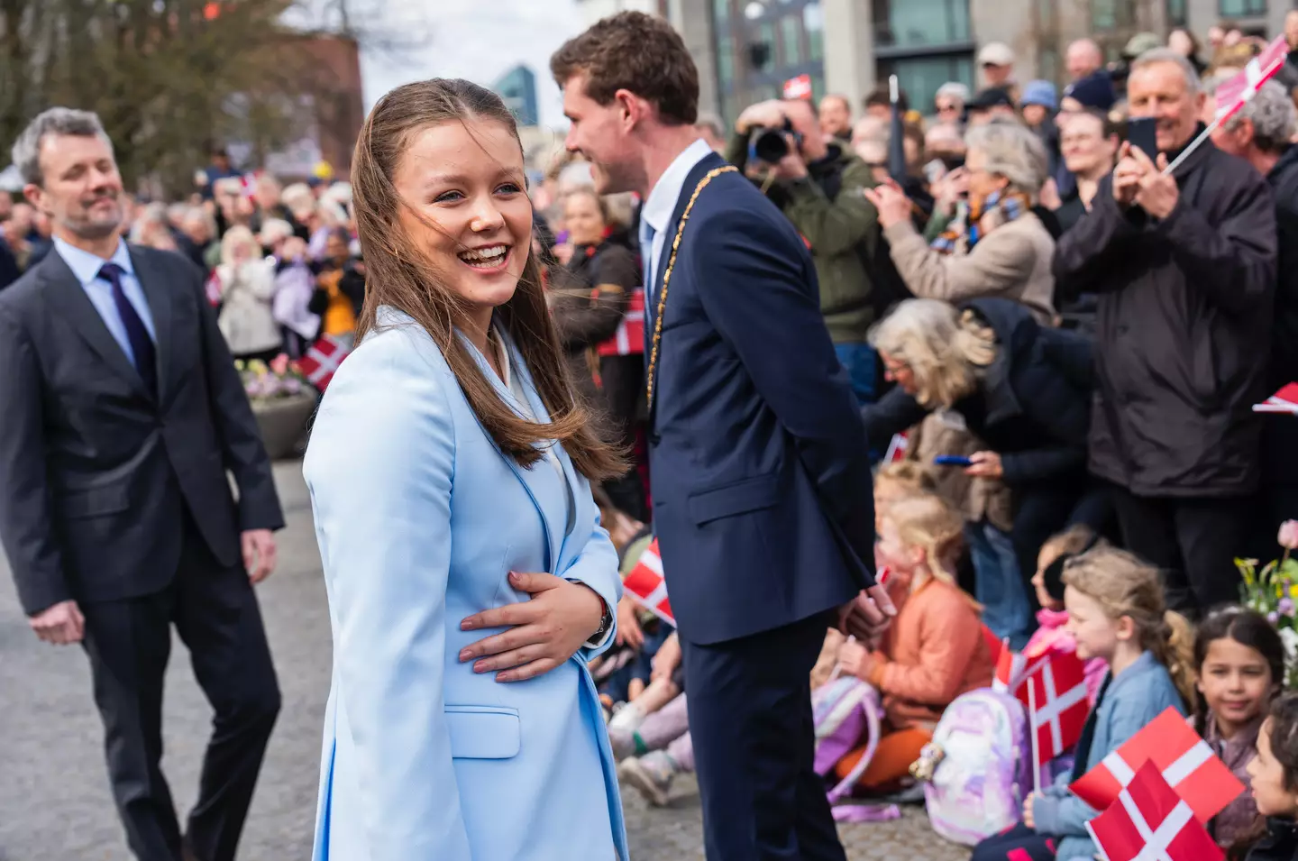 The 18-year-old is second in line to the Danish throne (Martin Sylvest Andersen/Getty Images)