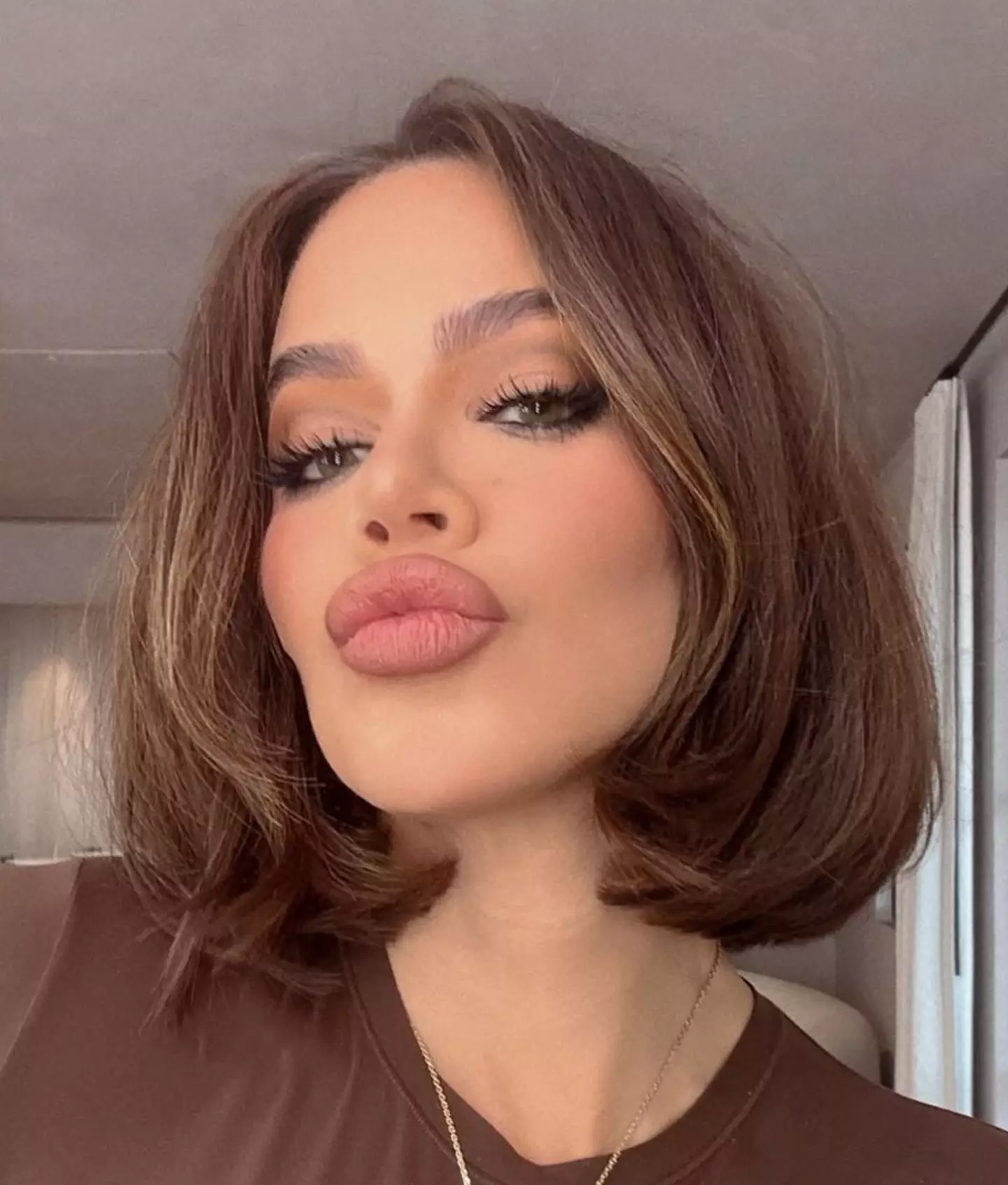 Khloé Kardashian has responded to online trolls relentlessly badgering her about her weight (Instagram/@khloekardashian)