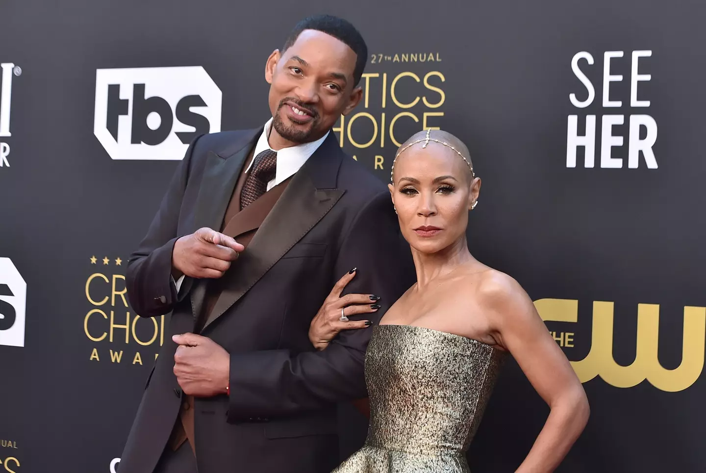 Will and Jada attended the Critics' Choice Awards last night in Los Angeles. (