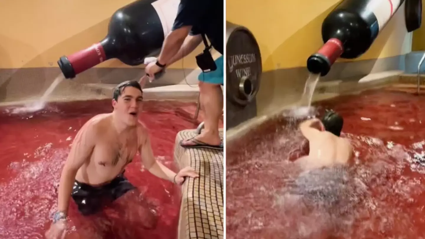 You Can Swim In A Swimming Pool Filled Entirely With Red Wine