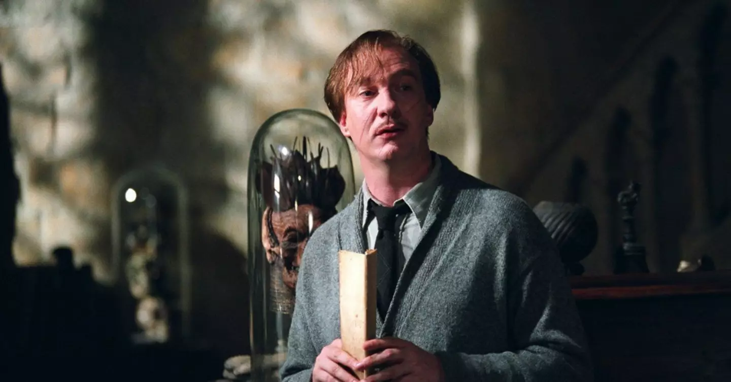 Remus Lupin was often seen wearing a cardigan. (