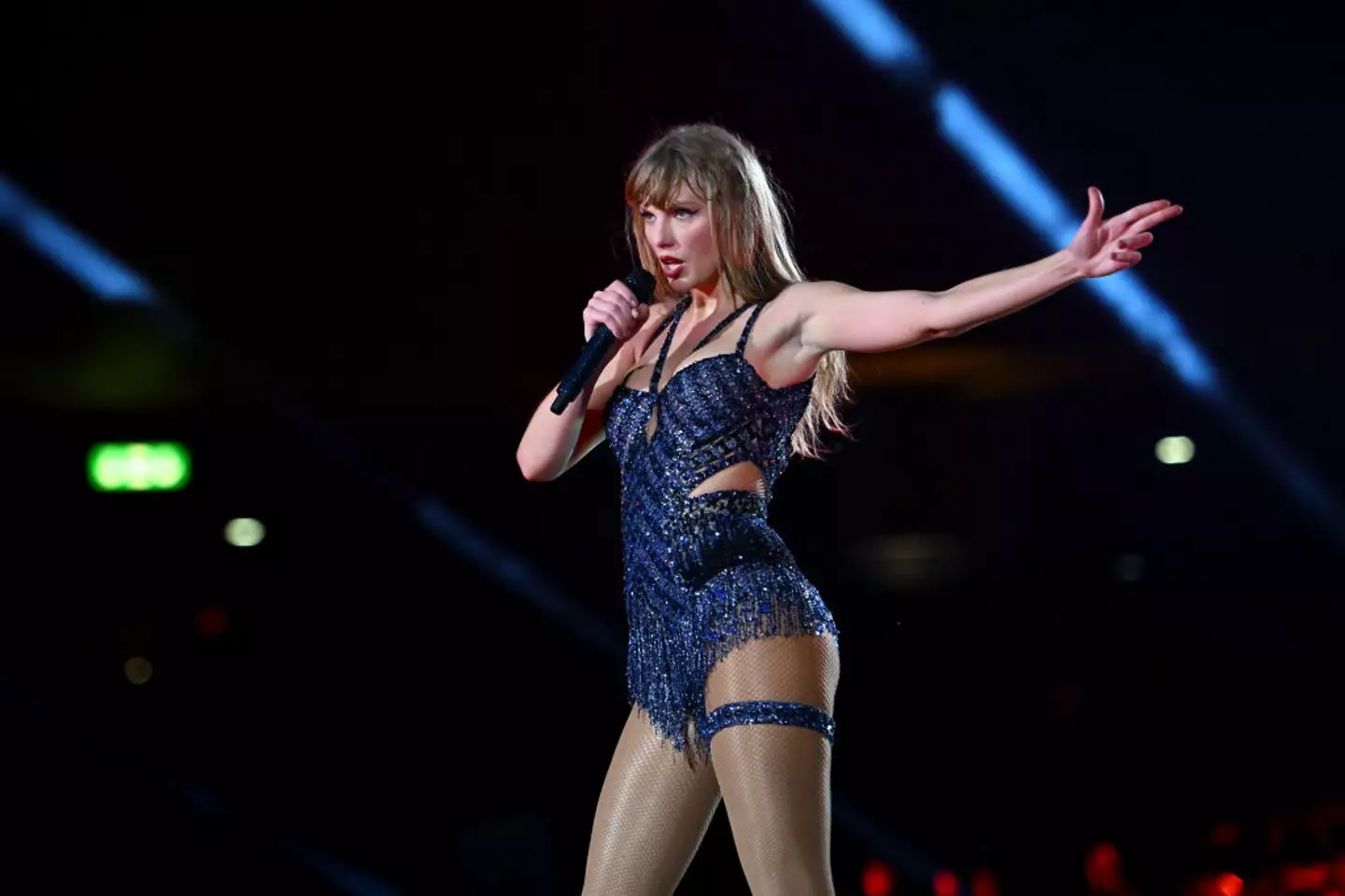 Taylor Swift has apparently made a bunch of Friends references in her lyrics. (Noam Galai/TAS24 / Contributor / Getty Images)