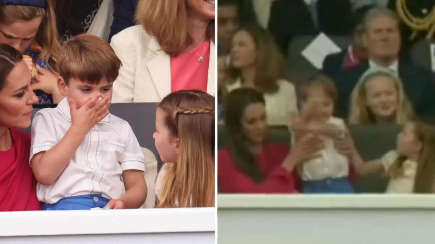 Moment Princess Charlotte Tells Louis Off Again During Pageant