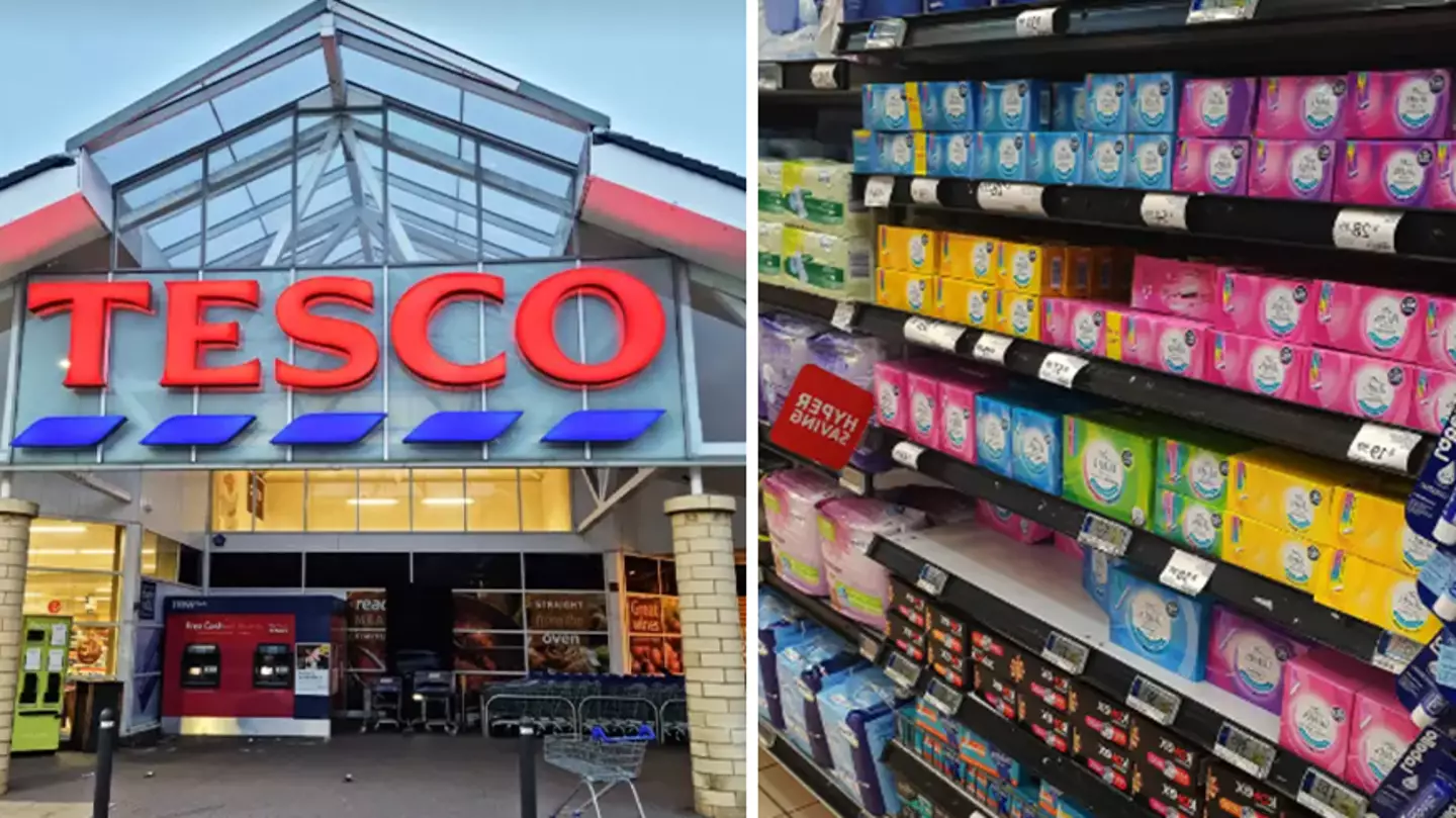 Tesco Shoppers Shocked As It's Revealed Cost Of Sanitary Pads Almost Doubled In 2021