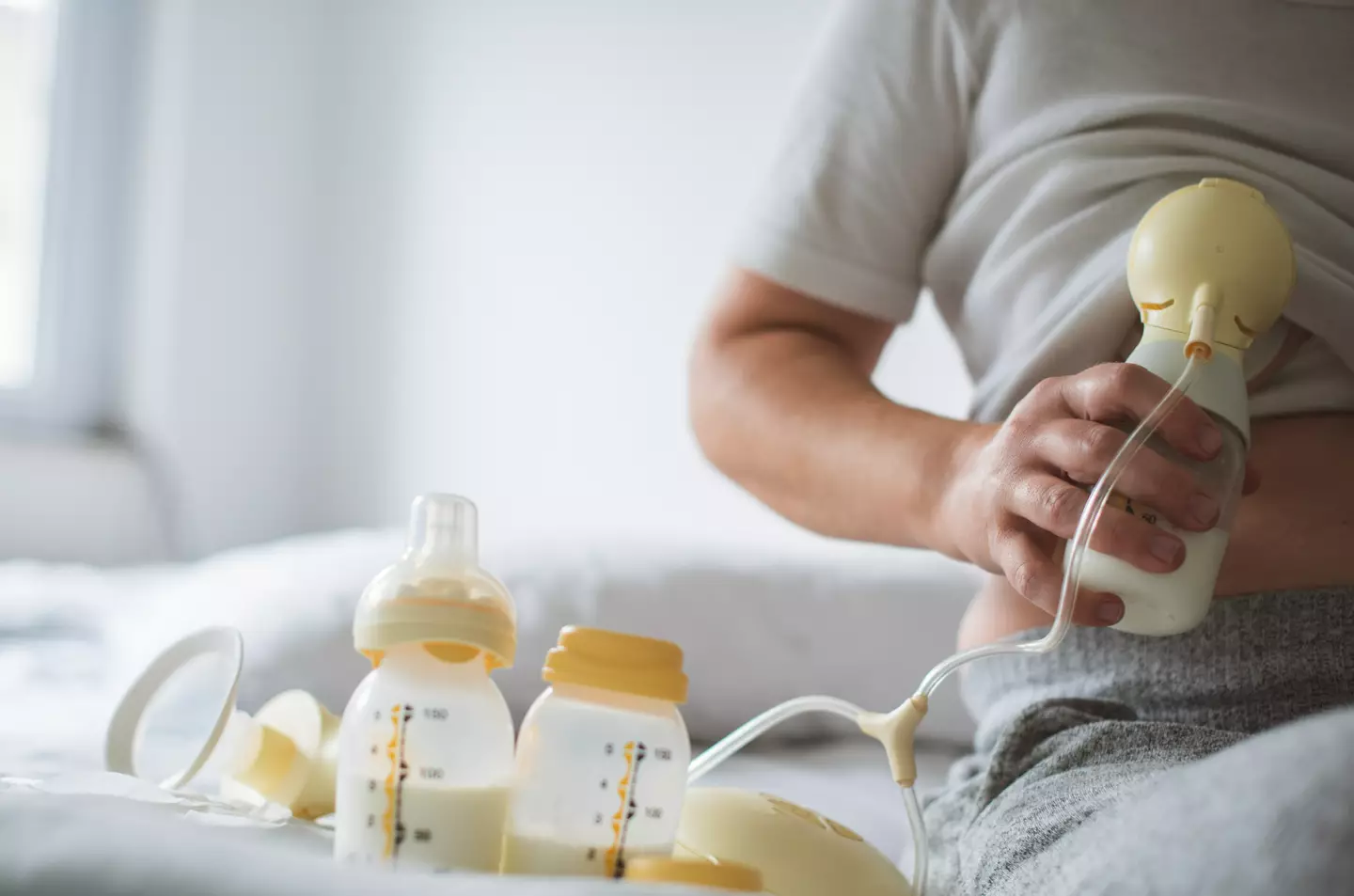 You may want to think twice before trying your partner's breast milk (Getty Stock Image)
