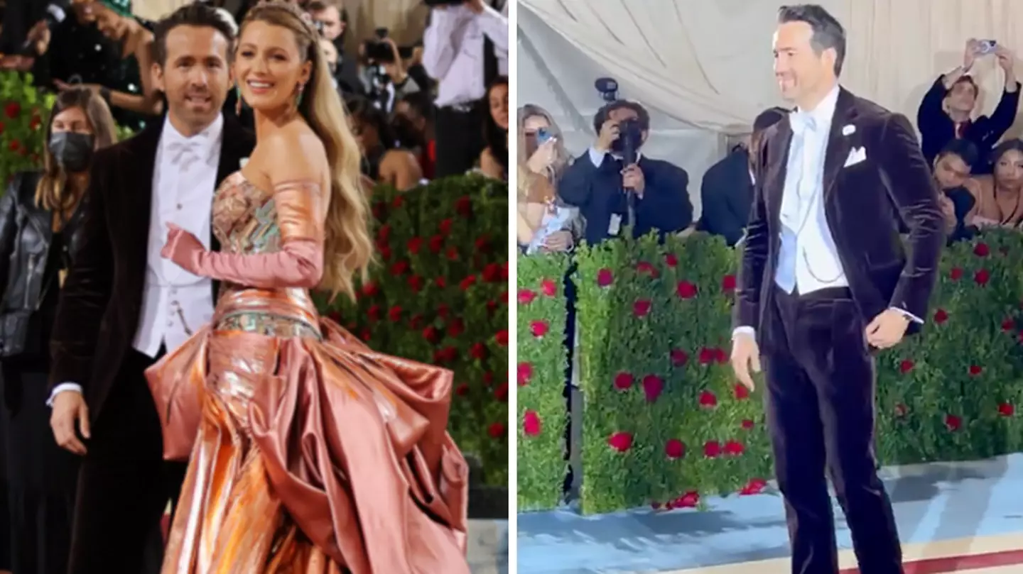 People Are Obsessing Over Ryan Reynold's Reaction To Blake Lively's Dress Reveal