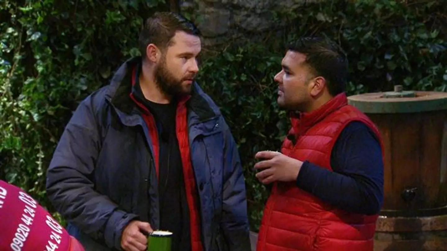 Naughty Boy spoke to Danny Miller about how the rice was being cooked (