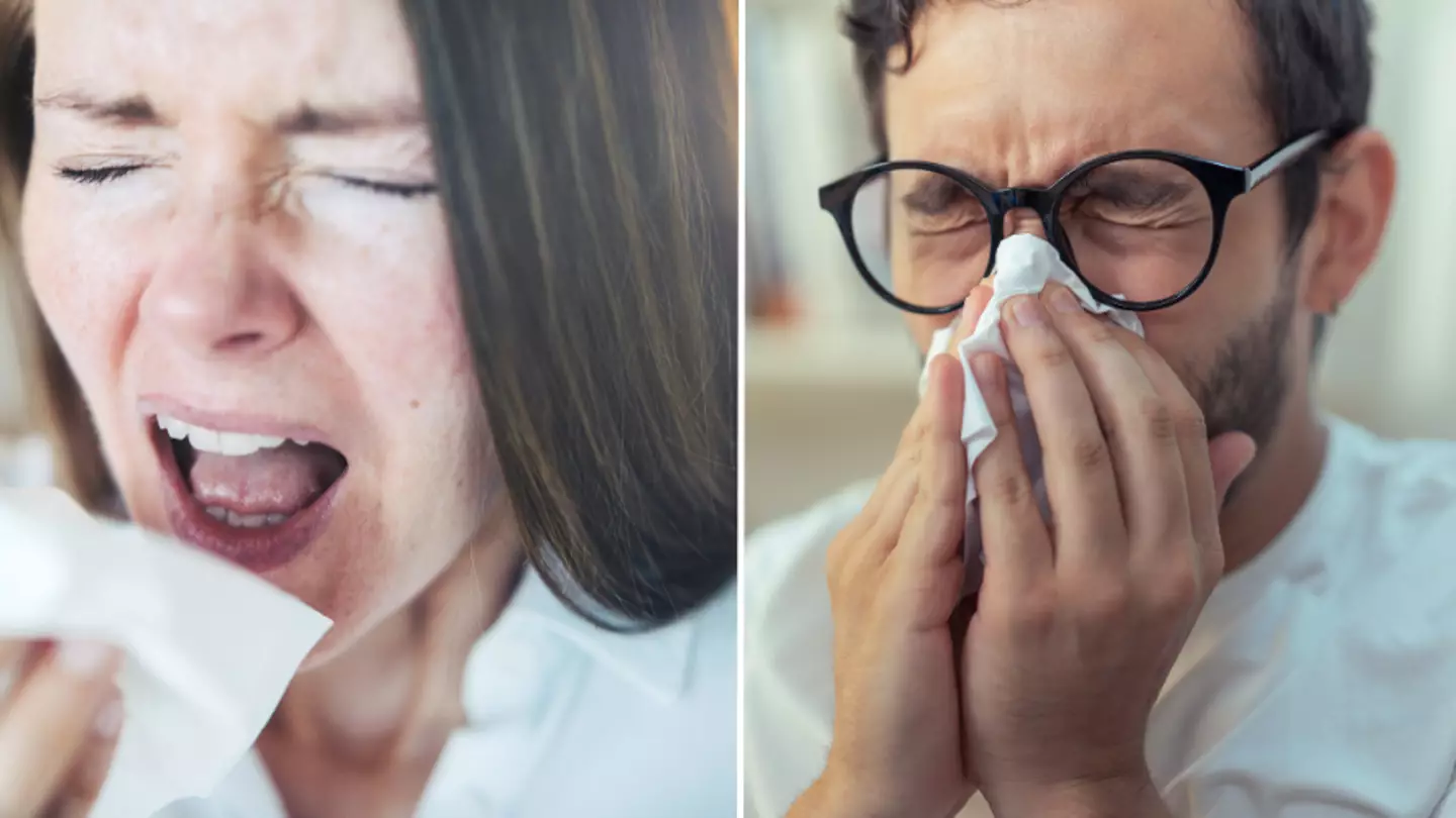 Doctors issue urgent warning after man tears hole in his throat after sneezing