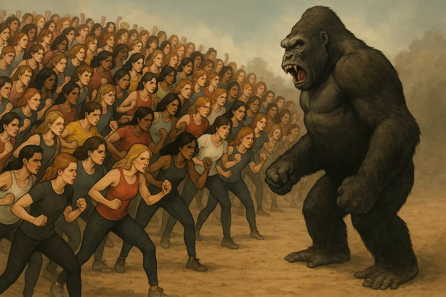 Who are these 100 selected women and what role have they been 'selected' for during the fight? (ChatGPT)