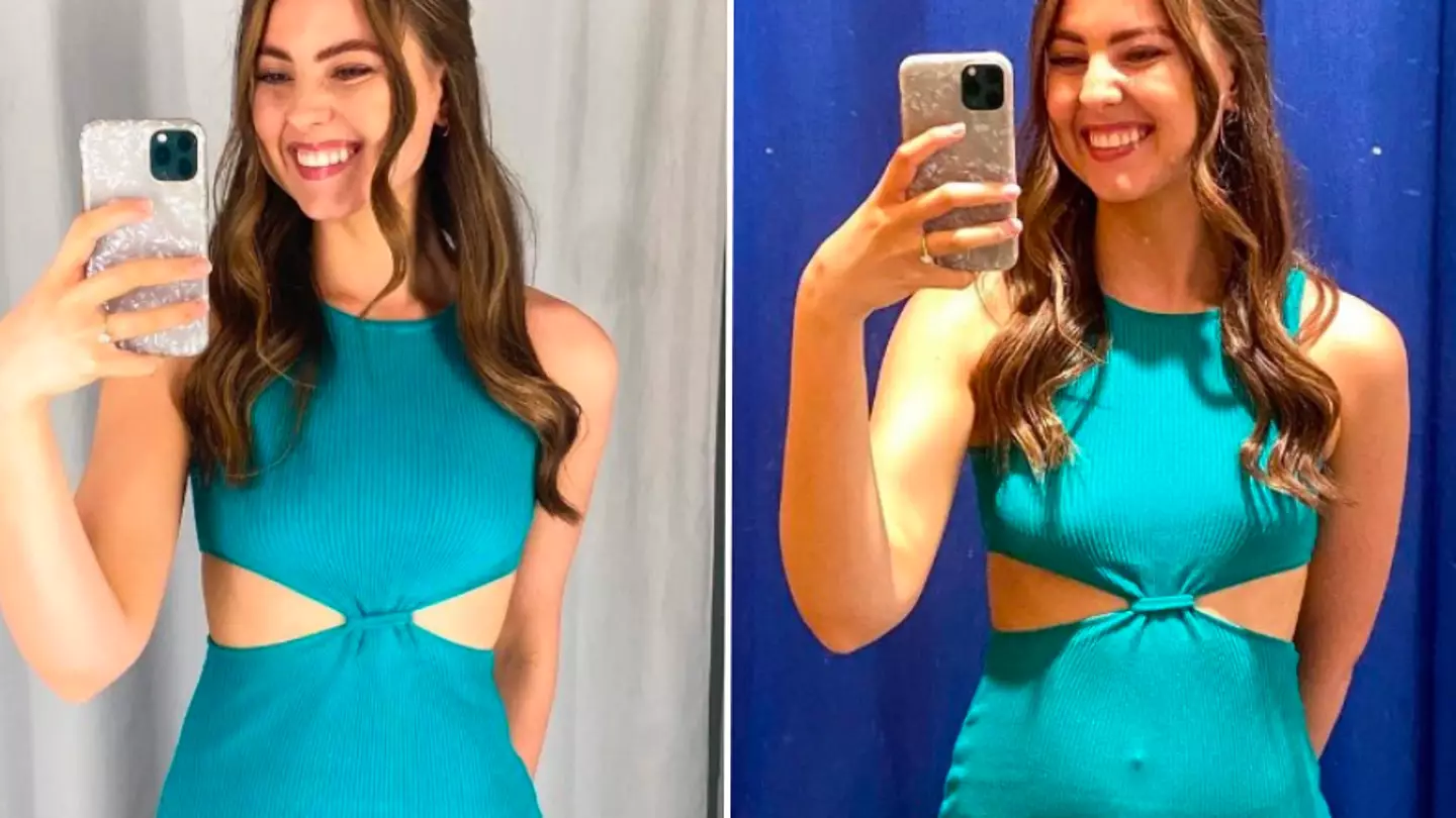 Woman explains why you might look very different in different changing rooms