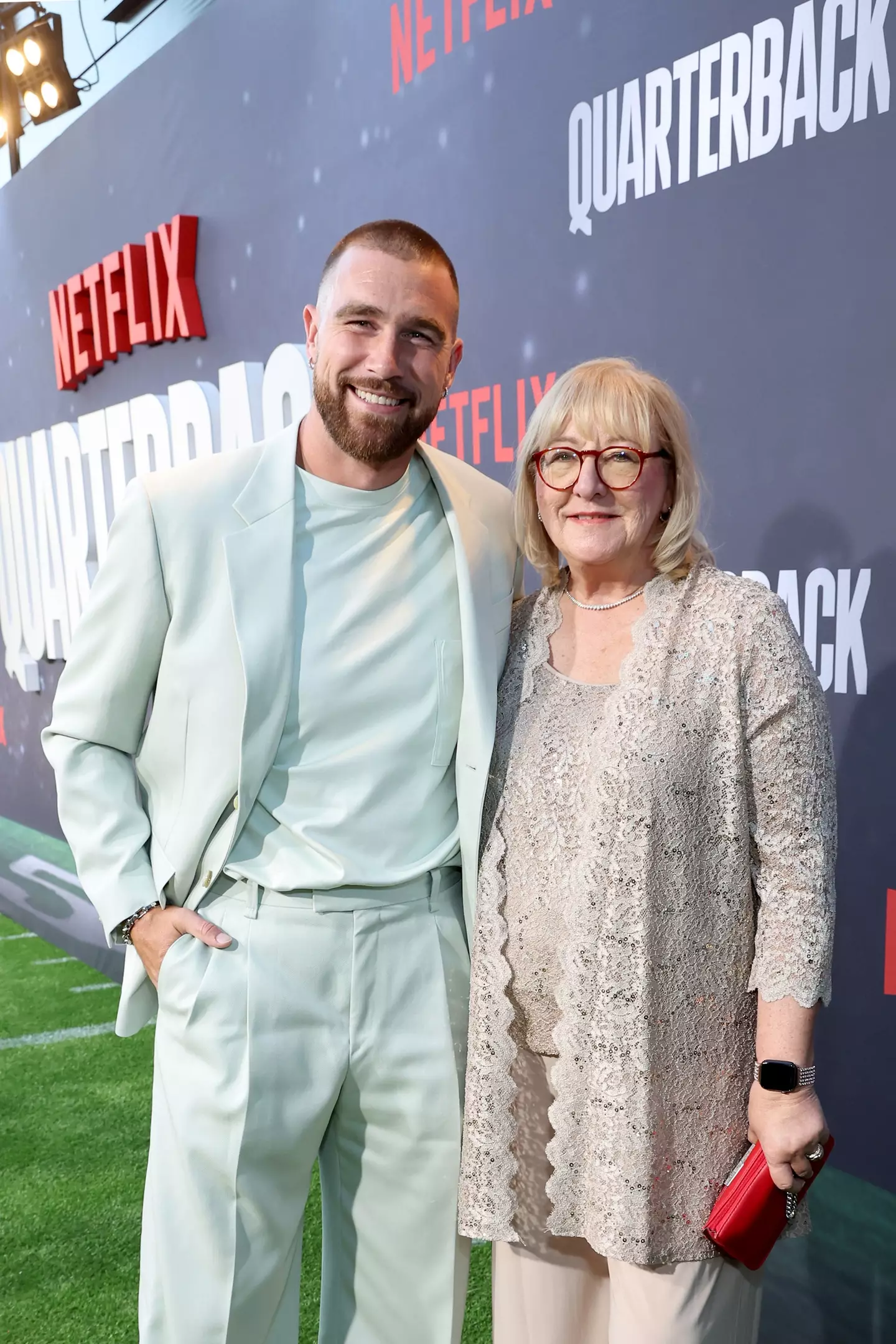 Donna Kelce has recalled her son's meeting with the Prince (Randy Shropshire/Getty Images for Netflix)