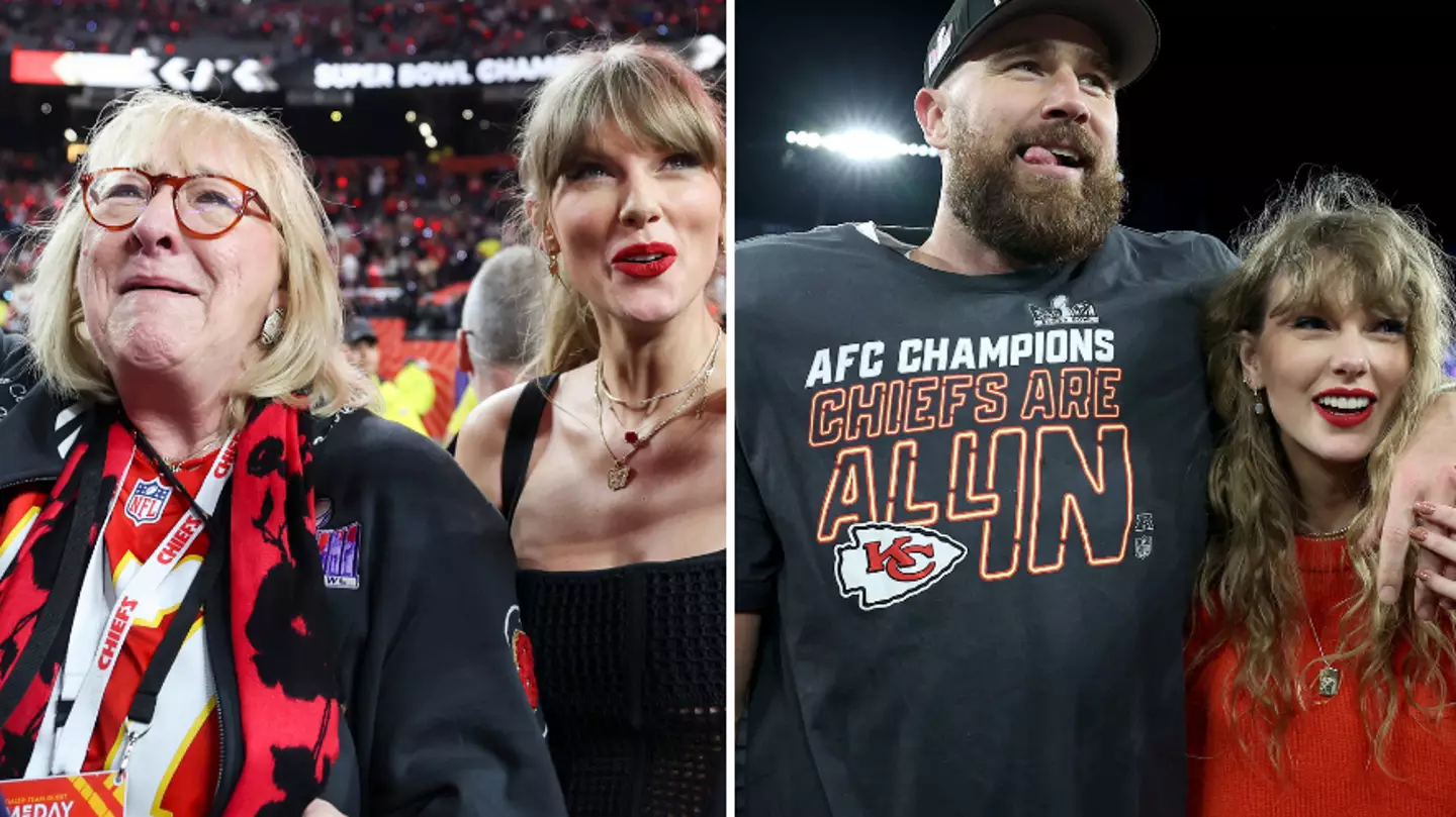 Travis Kelce’s mum Donna reveals whether Taylor Swift’s new songs are about star’s new boyfriend