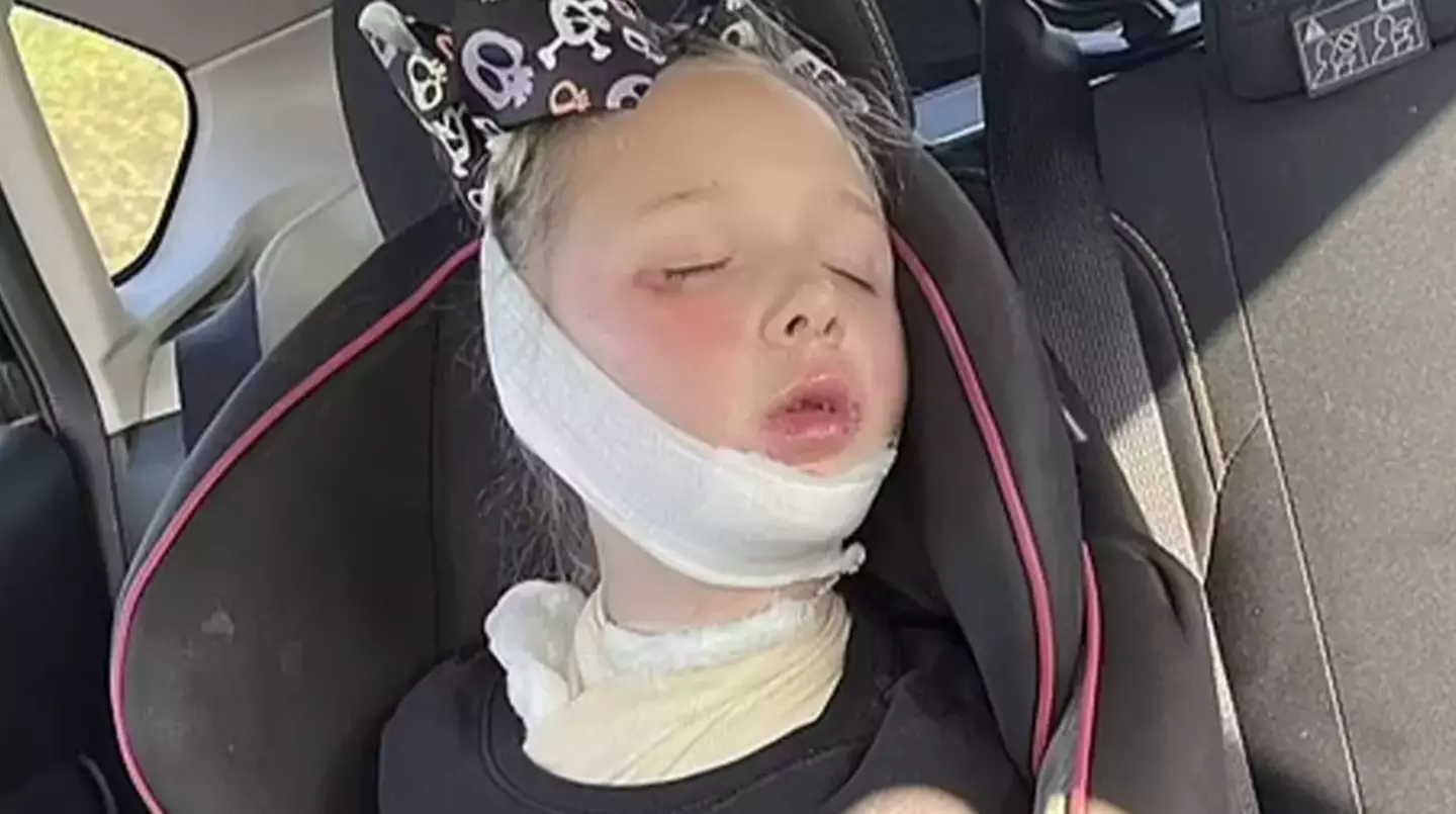 Scarlett was placed in an induced coma when she arrived at hospital (Kennedy News and Media)