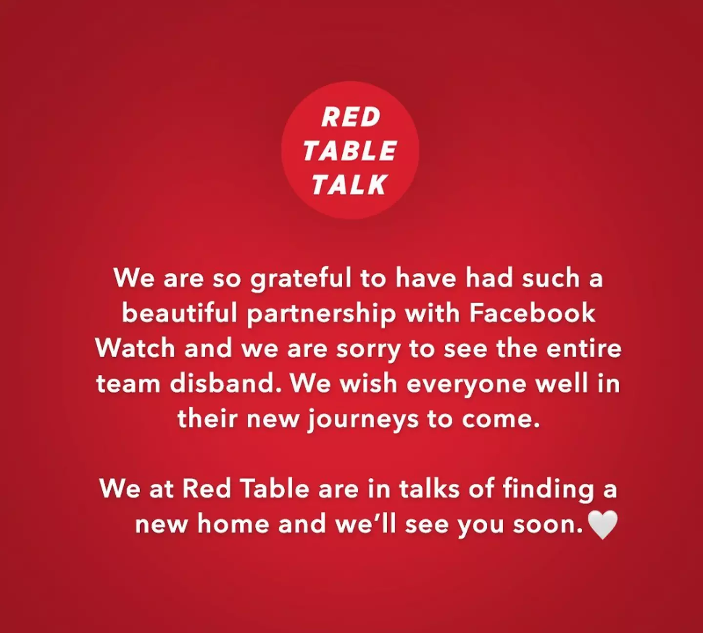 Jada has now released a statement.