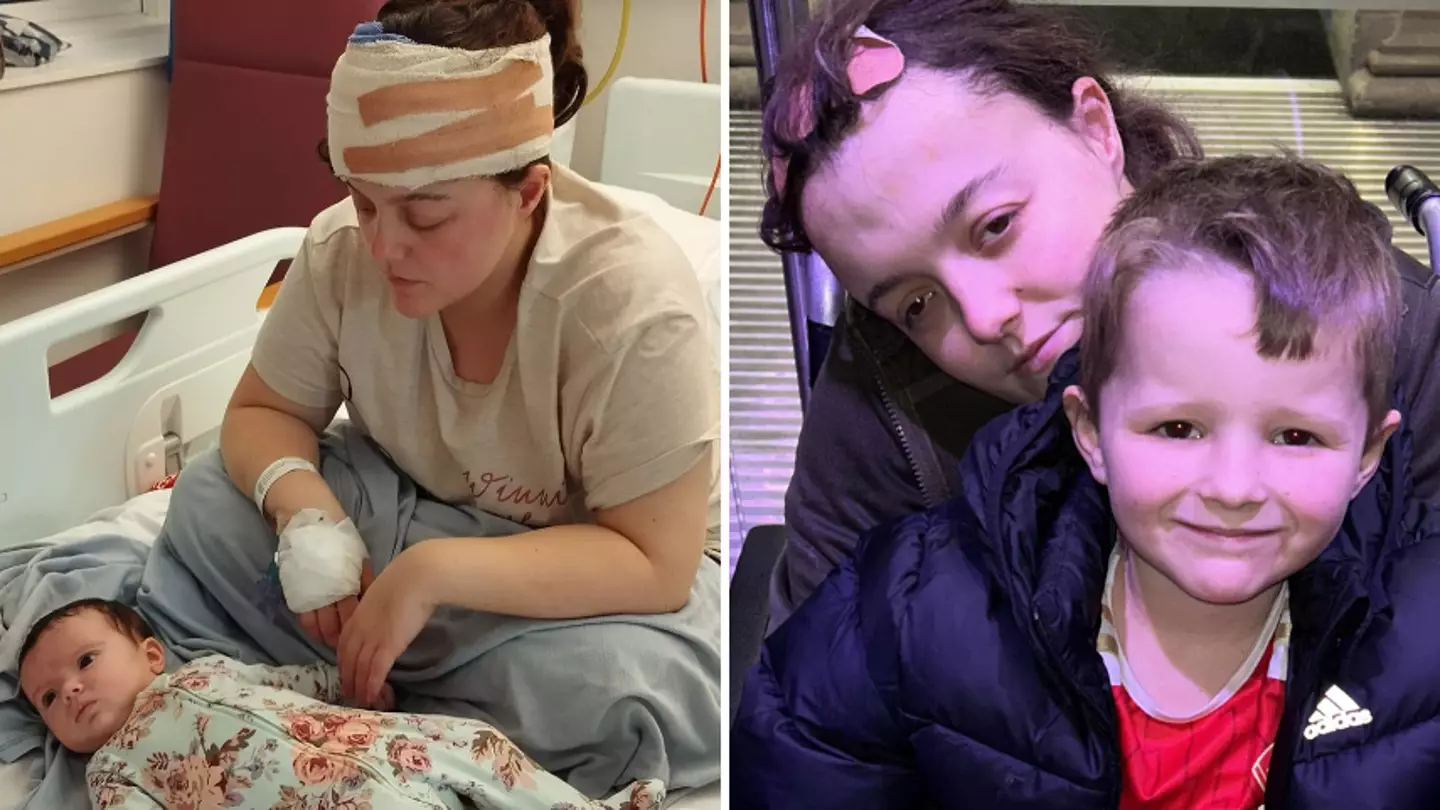 Pregnant mum diagnosed with ‘incurable’ brain tumour after headaches dismissed for seven years