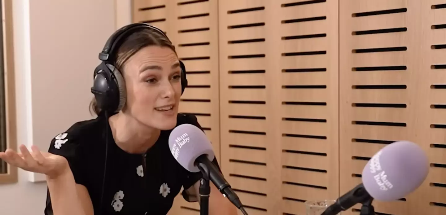 The Love Actually star said she is not 'annoyed' by the label (YouTube/Happy Mum Happy Baby)