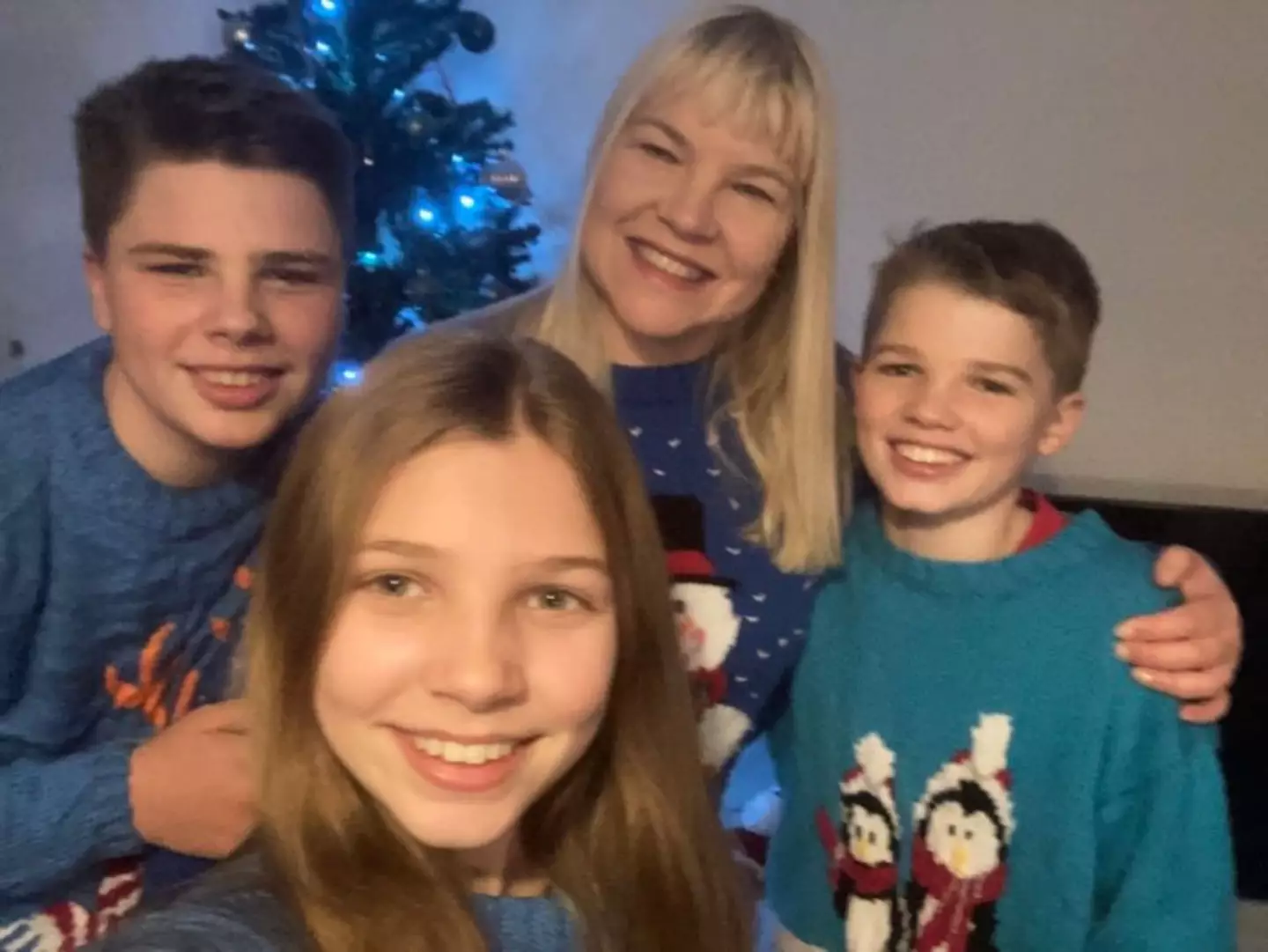Louise says despite their money struggles the family is looking forward to Christmas.