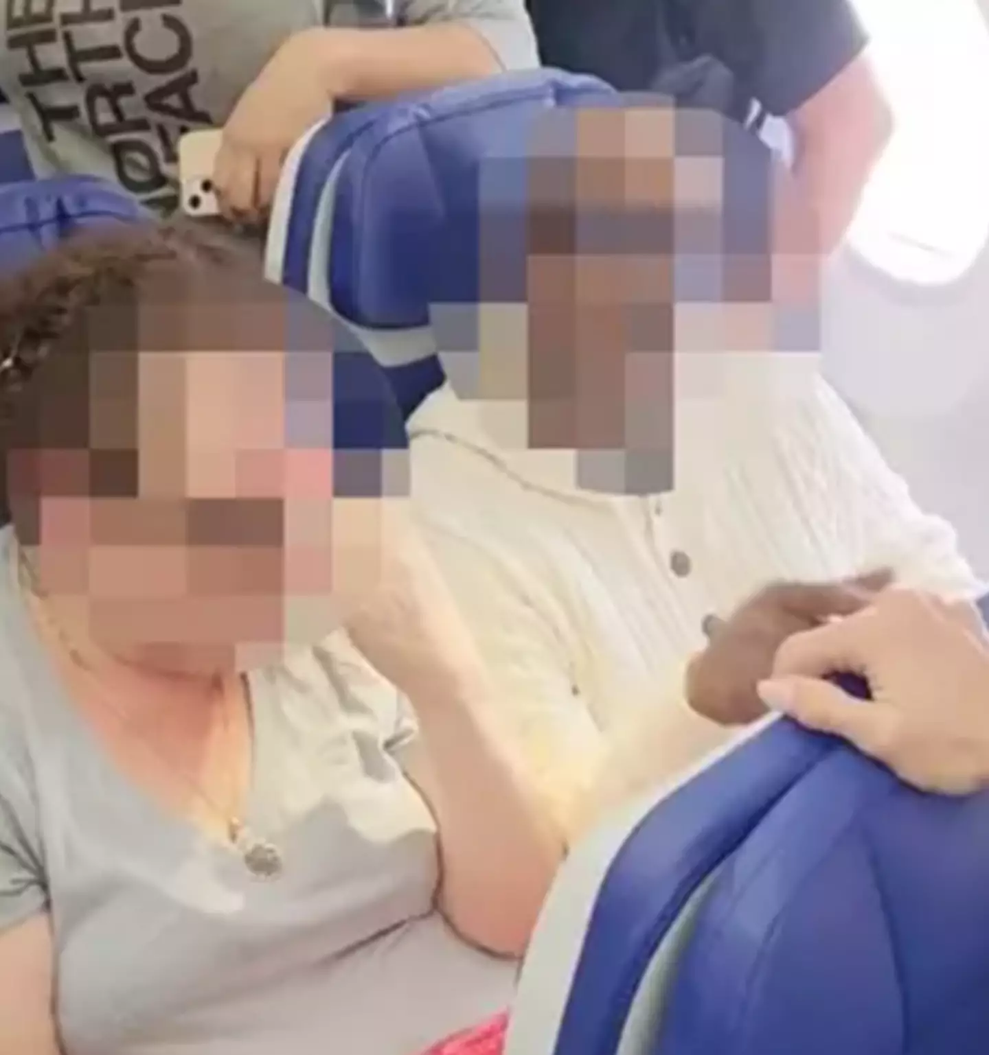 One man has launched a furious rant at parents during a flight after their baby was relentlessly 'crying for 45 minutes'.