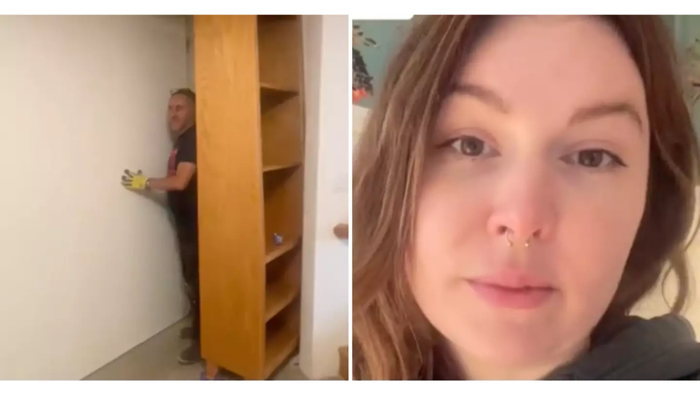TikTokers all have the eerie question for woman who discovered a 'hidden room' inside her home