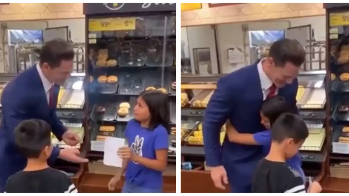 John Cena's reaction to little girl who cries after meeting him is the sweetest thing