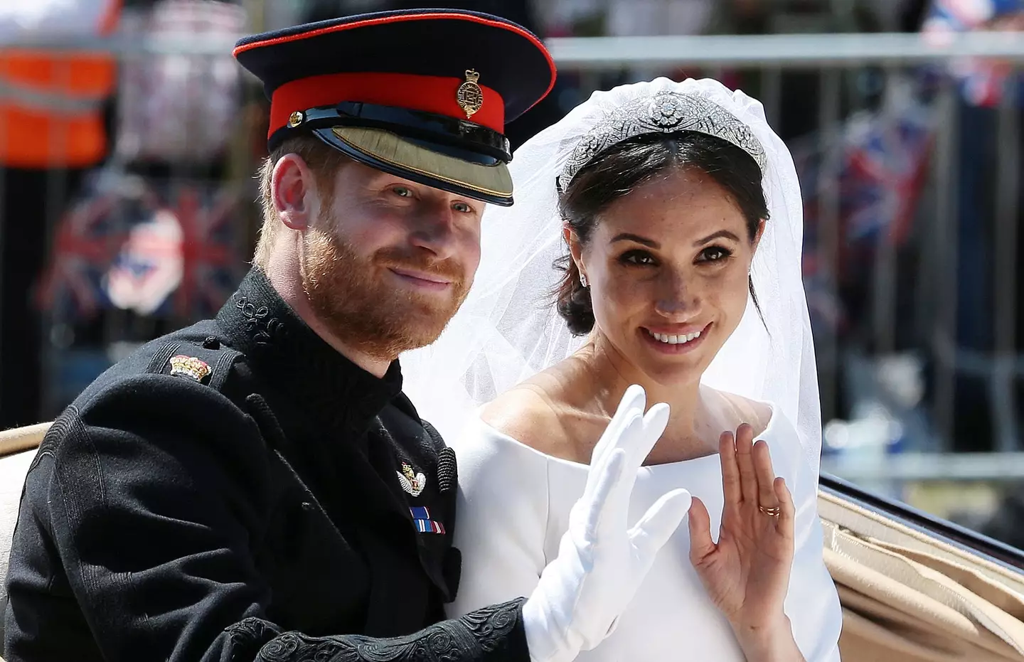 Meghan left Suits in 2018 ahead of her wedding to Prince Harry (AARON CHOWN/POOL/AFP via Getty Images)
