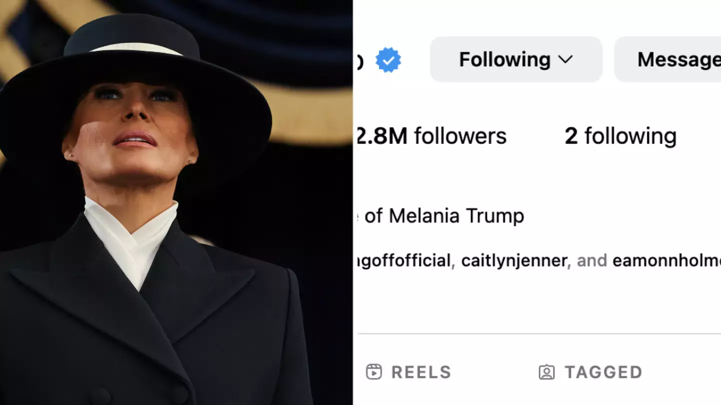 Melania Trump only follows two people on social media and one of them is pretty random