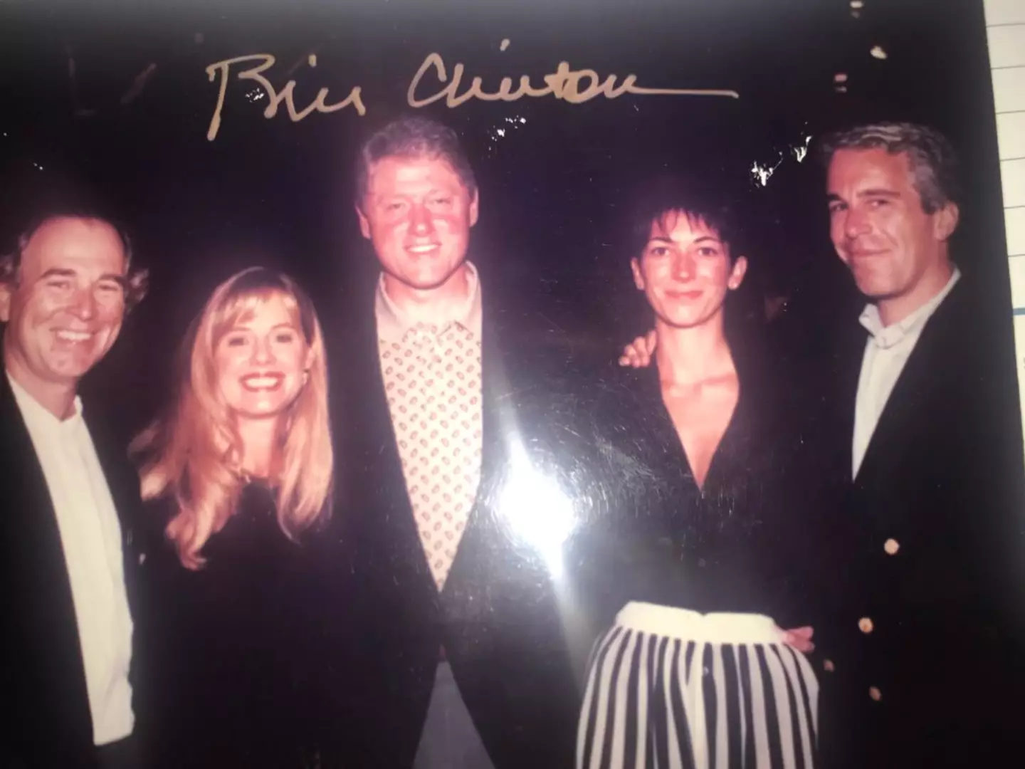 President Bill Clinton is seen posing with Epstein and Ghislaine Maxwell (House Oversight Committee)