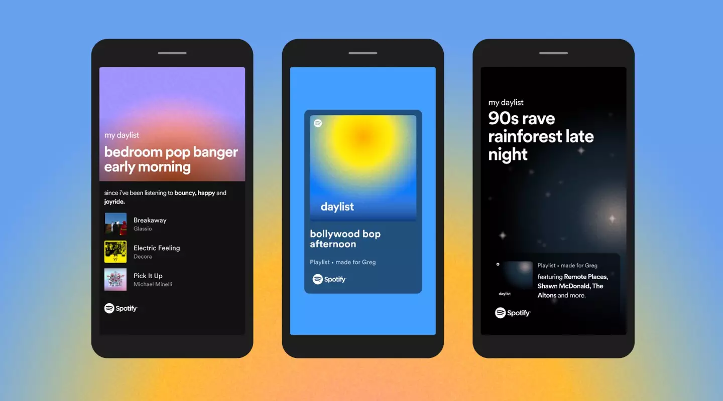 Spotify has released its new 'daylists'.