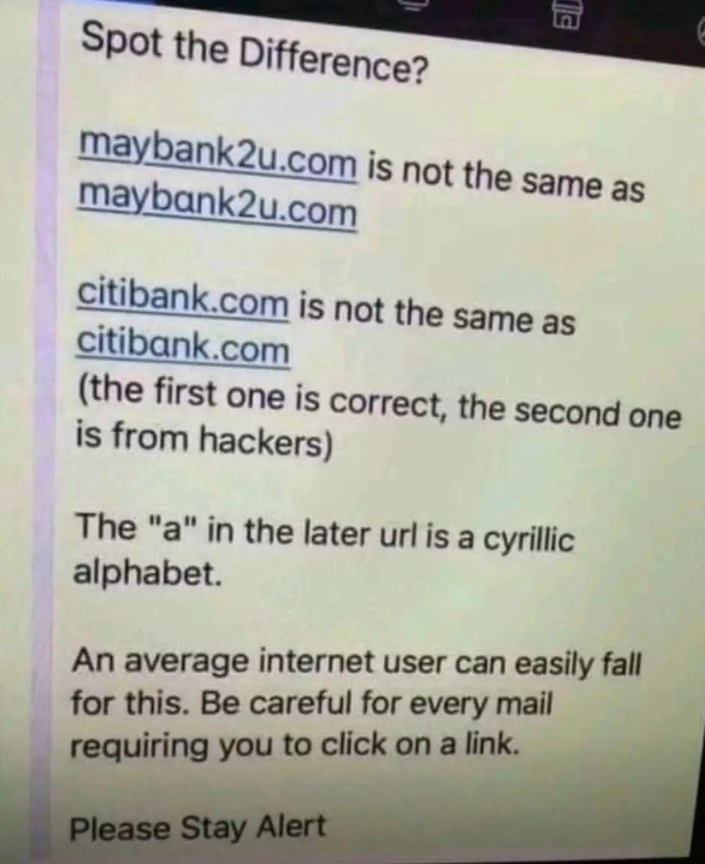 The warning that was shared on social media has left people in shock (Facebook)