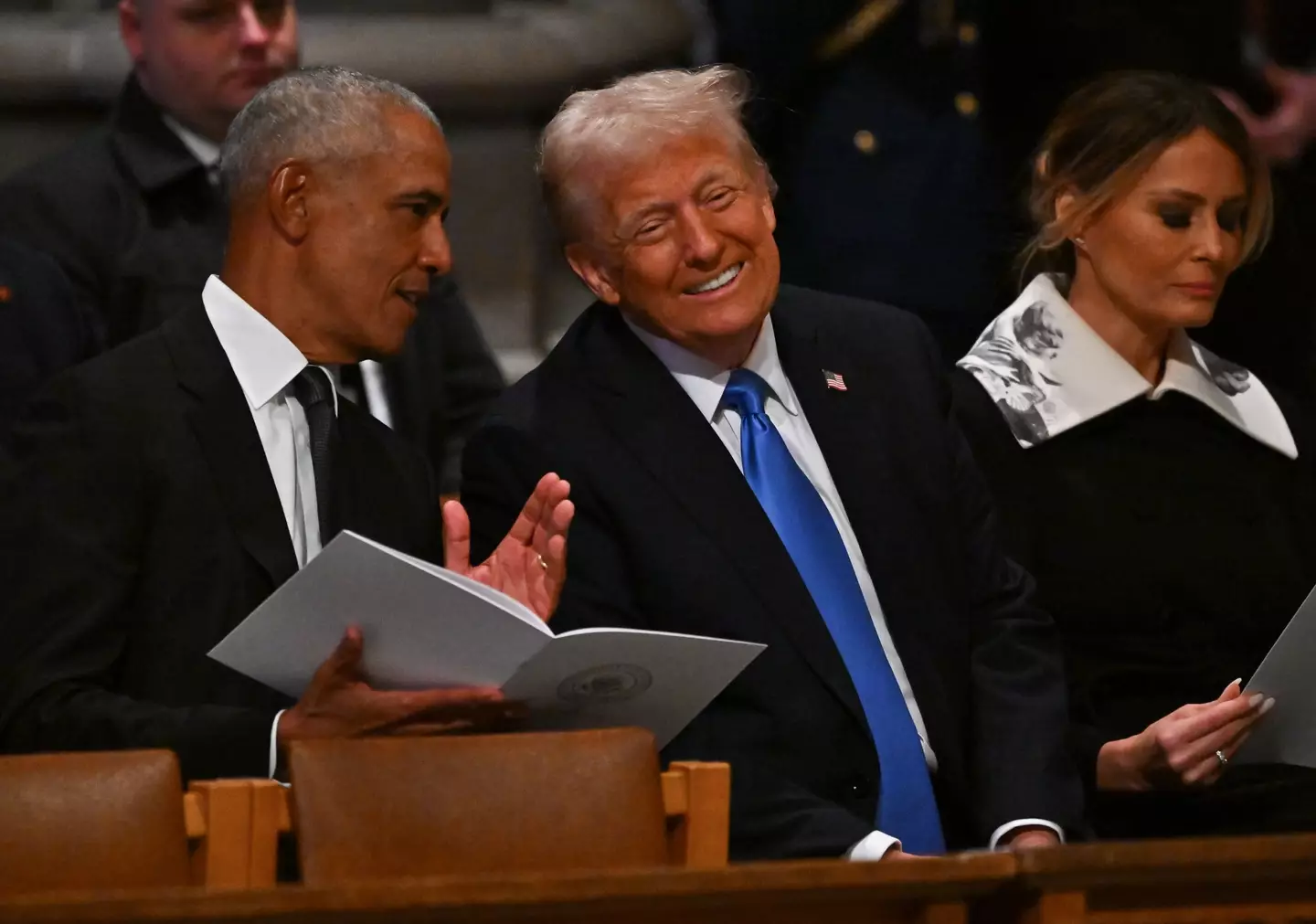 Donald Trump missed Joe Biden's inauguration in 2021. (Ricky Carioti - Pool/Getty Images)