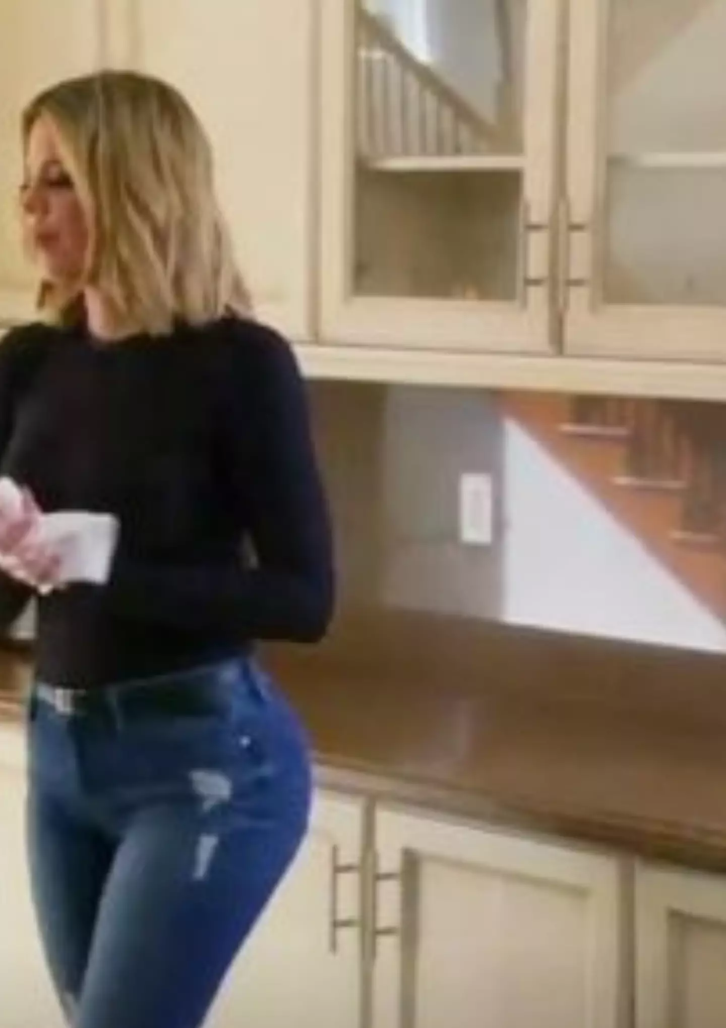 Khloe's kitchen is a bit of a mind-boggle. (