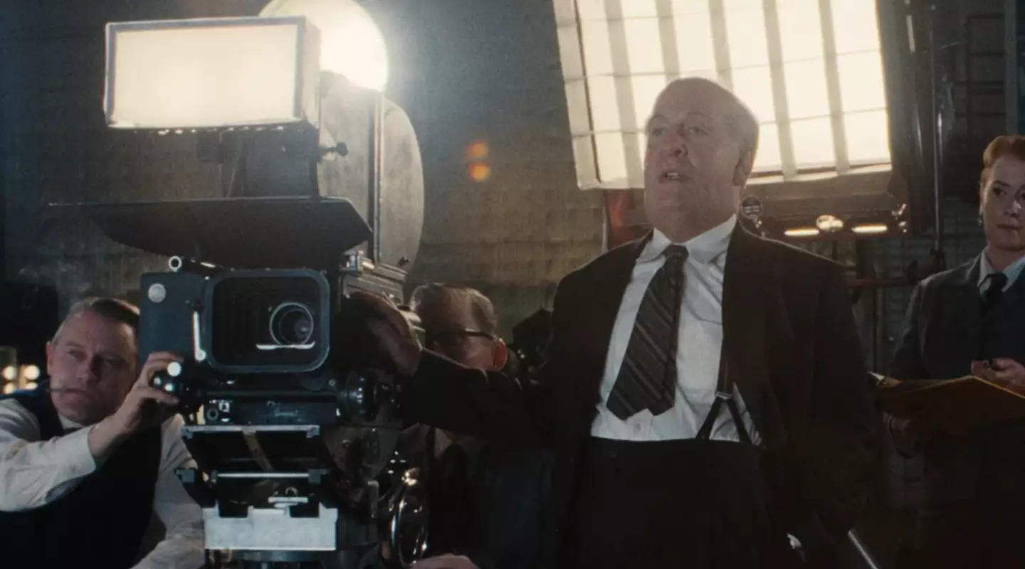 Hitchcock, played by Tom Hollander, appears in the series (Netflix)