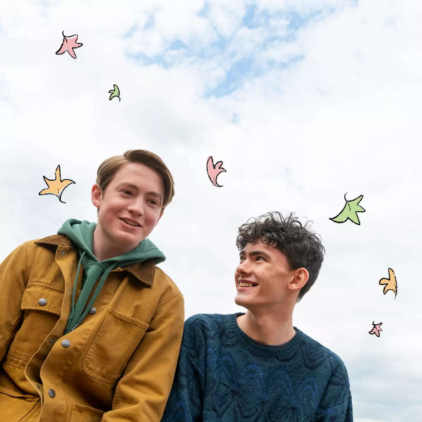 The Netflix drama series sees teenagers Charlie and Nick meeting at secondary school, with their friendship soon turning into an ‘unexpected romance’ (Netflix).