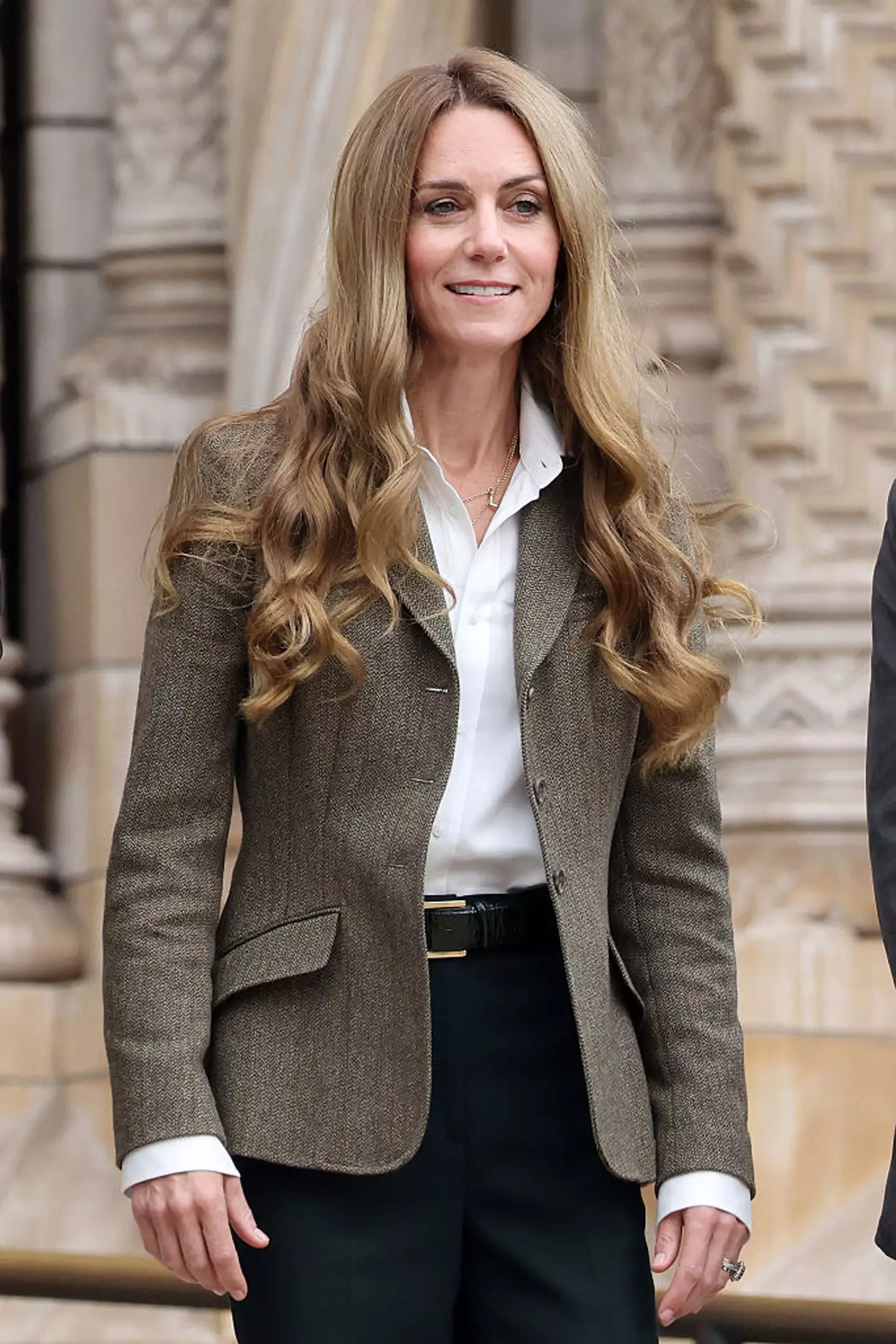 Kate's shaken things up from her signature chestnut brown locks (Neil Mockford / Contributor / Getty Images)