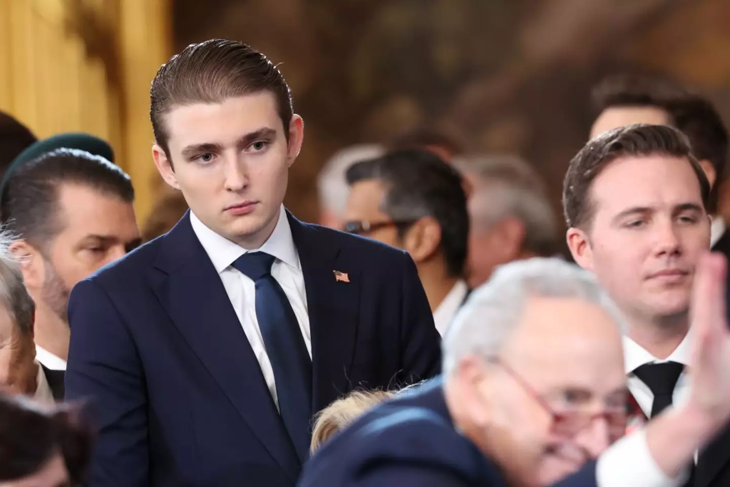 Barron also gave evidence to the investigating police in May 2025 (Pool/Getty Images)