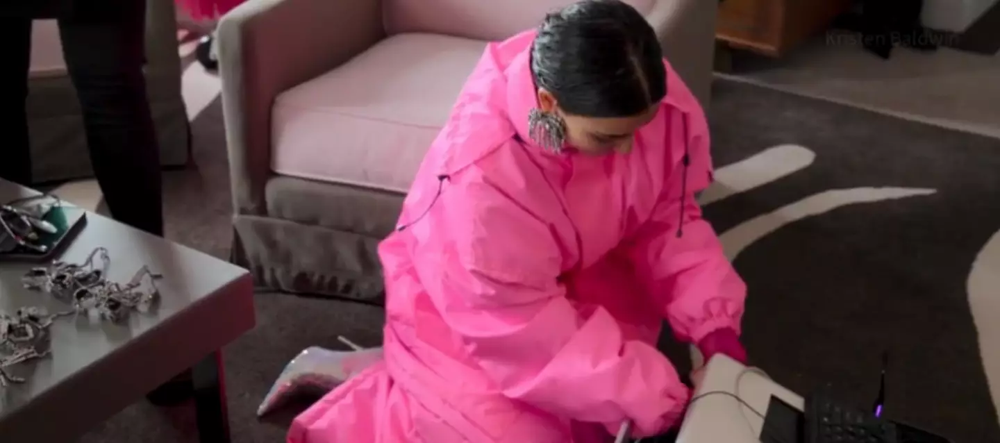 Kanye retrieved Kim's sex tape and gave it to her in a suitcase. (