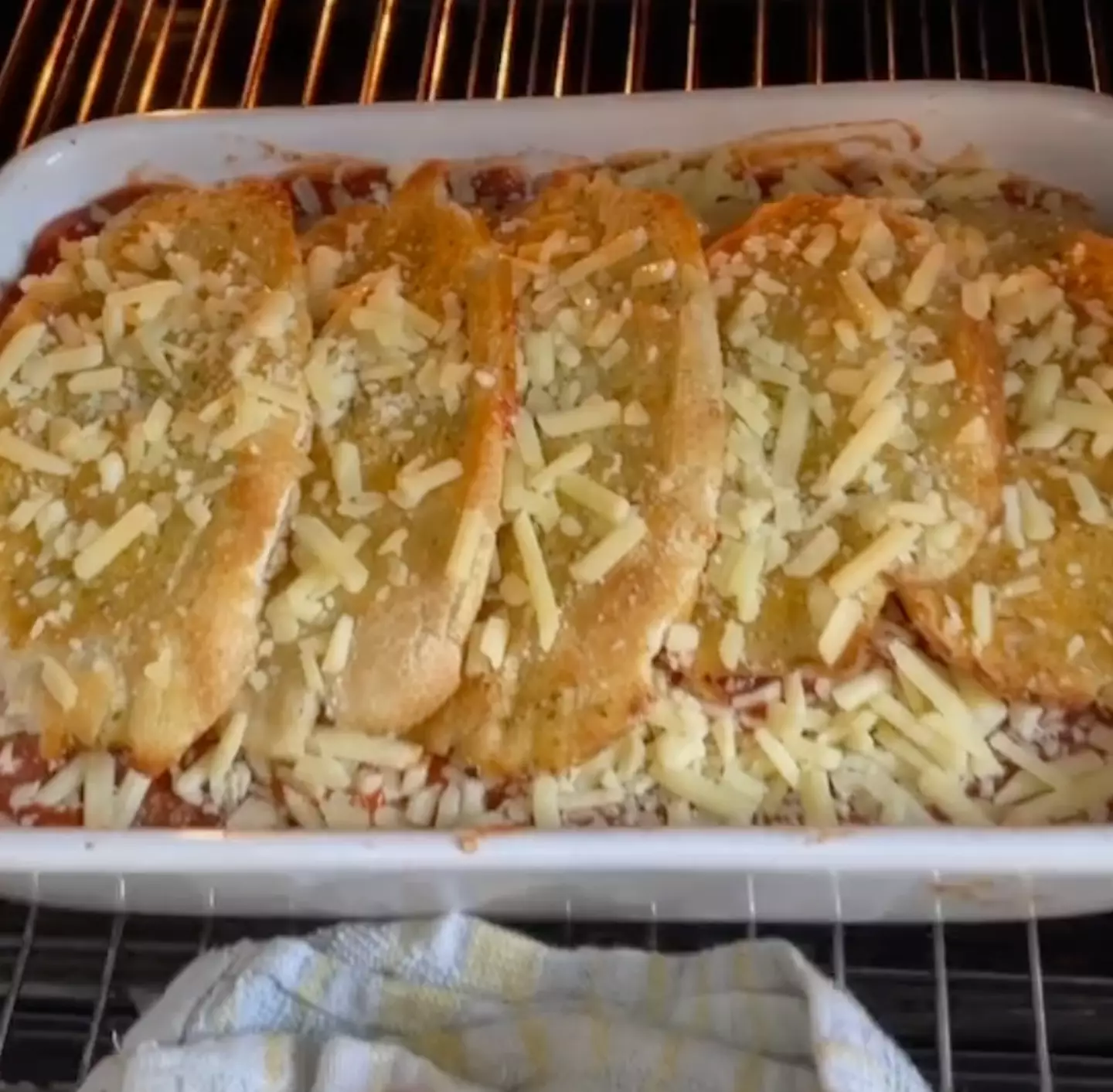 People are loving the garlic bread lasagne (