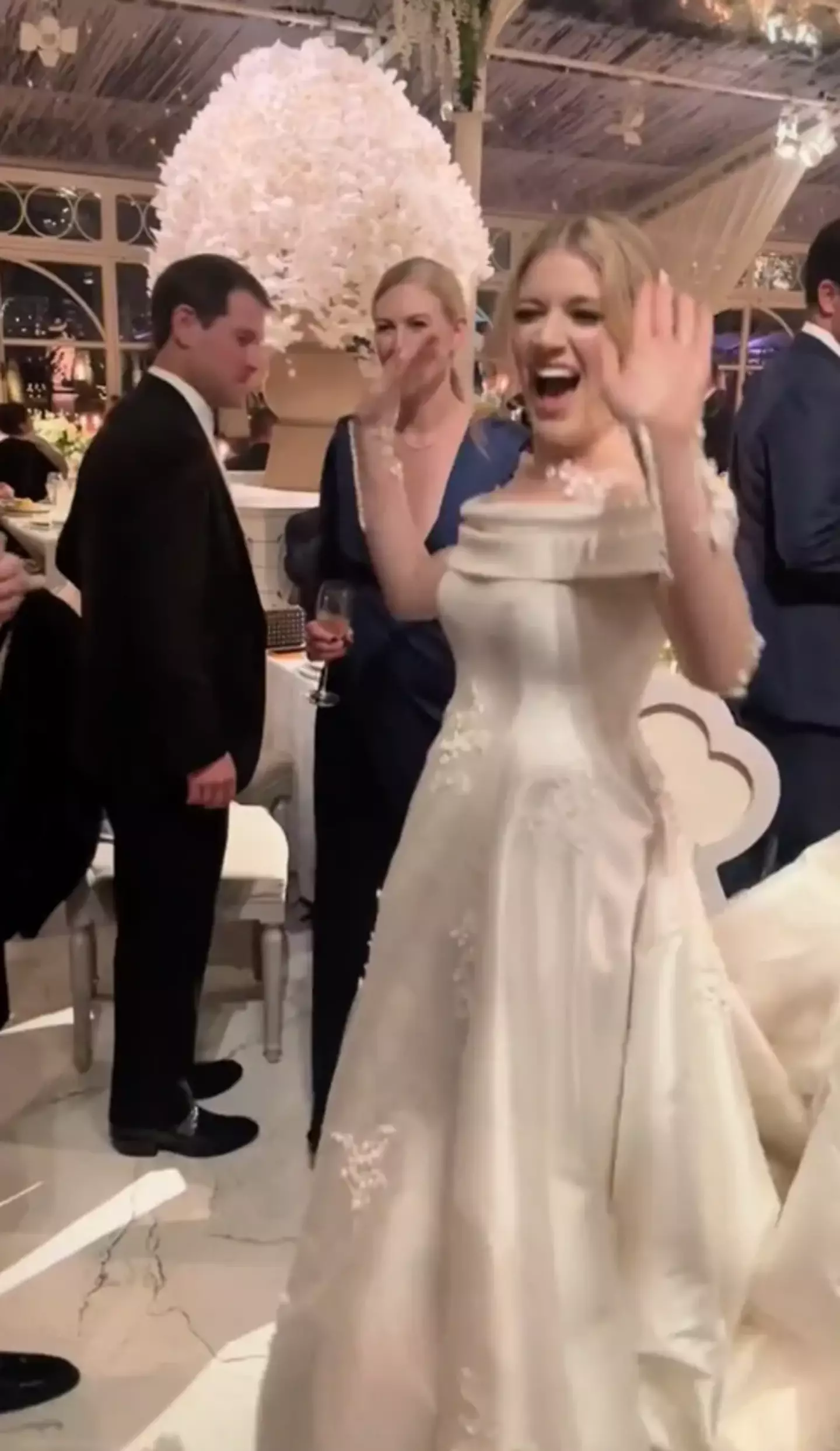 Bride Madelaine has since deleted her TikTok account.