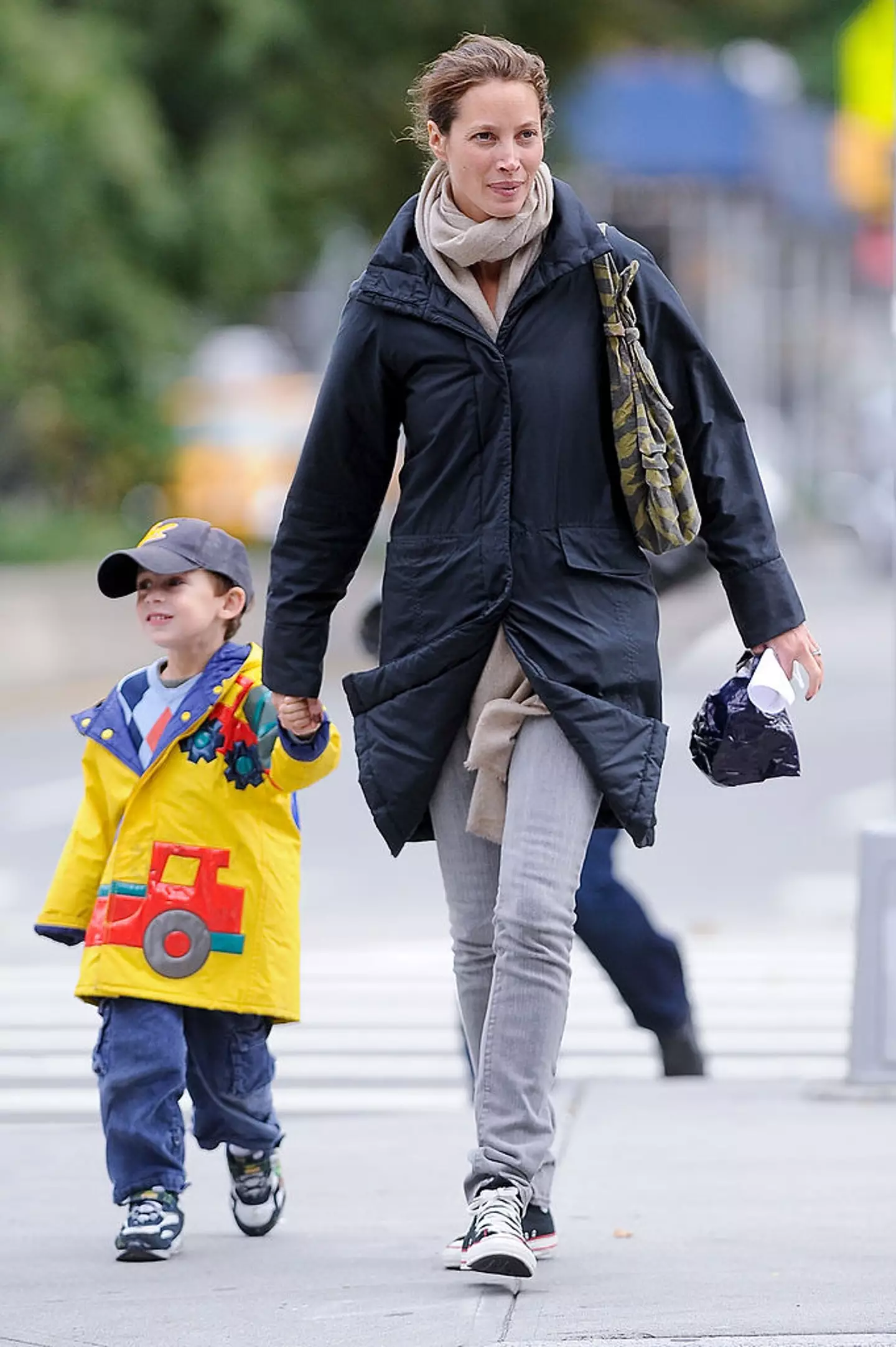 Christy and her son in 2010. (Ray Tamarra/Getty Images)
