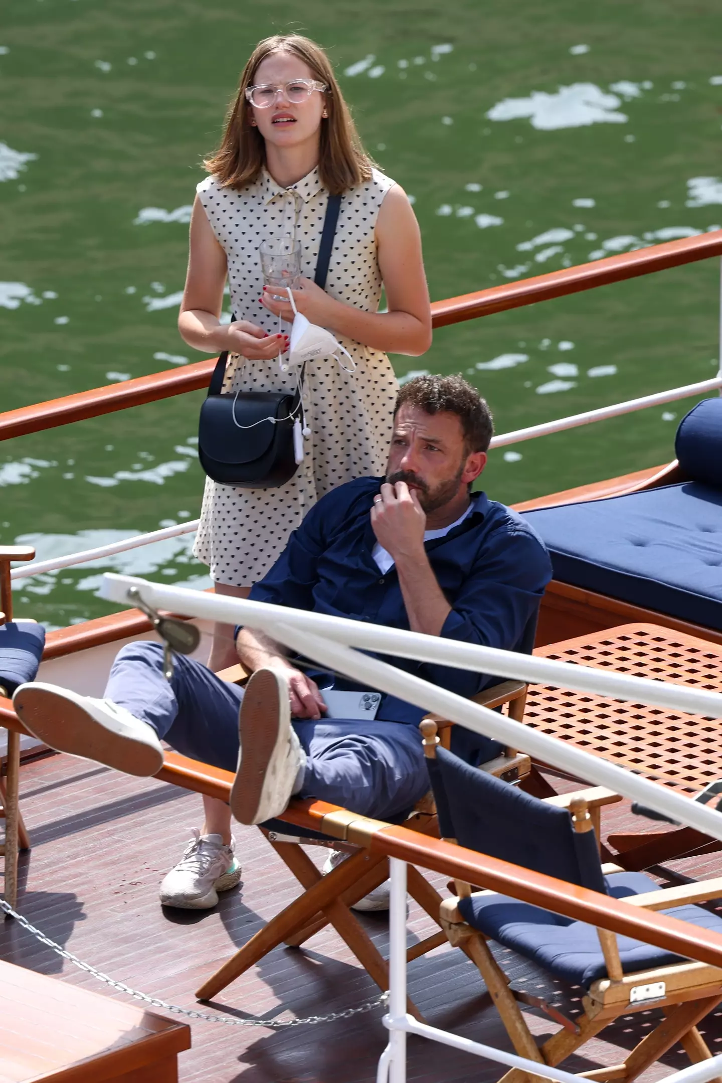 Affleck and his eldest daughter (Pierre Suu/GC Images)