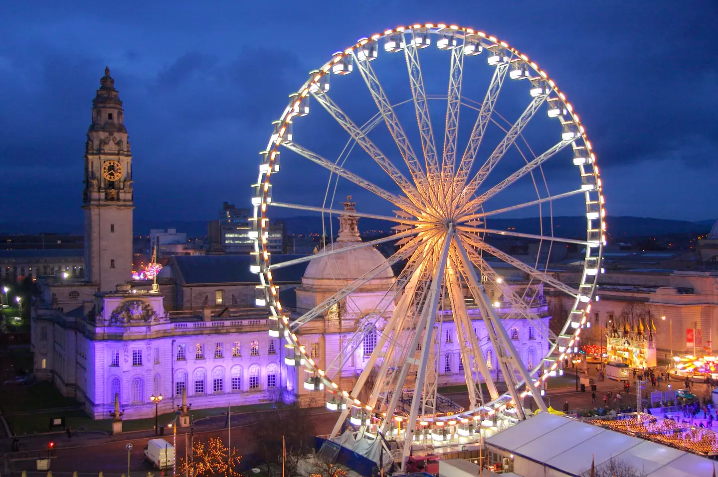 Pick up some handmade goodies at the Cardiff Christmas Market.