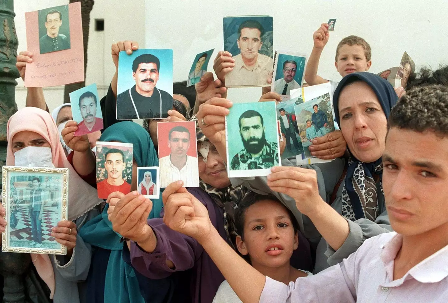 Thousands of families were torn apart during the war (STR/AFP via Getty Images)