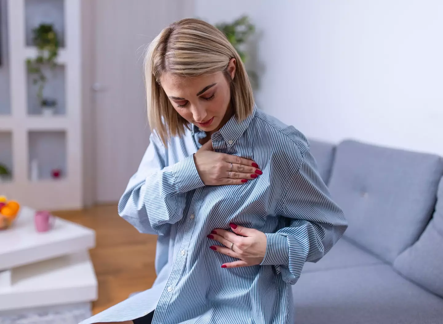 Inverted nipples could be a sign of breast cancer. (Getty stock images)