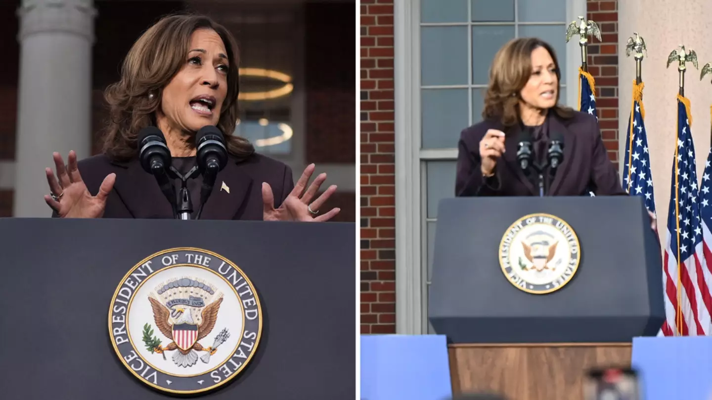 Body language expert reveals one key detail in Kamala Harris speech that gave away how she really feels