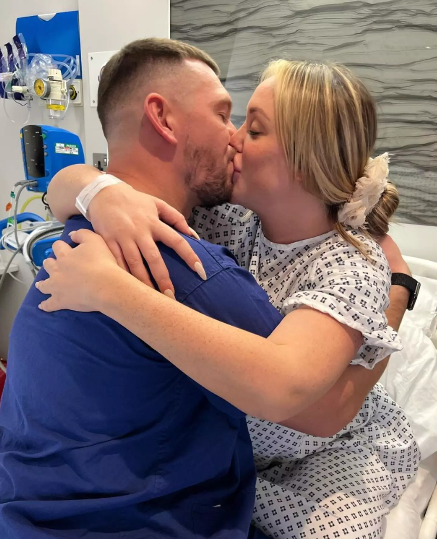 Some people thought Crosby painted an unrealistic of giving birth.