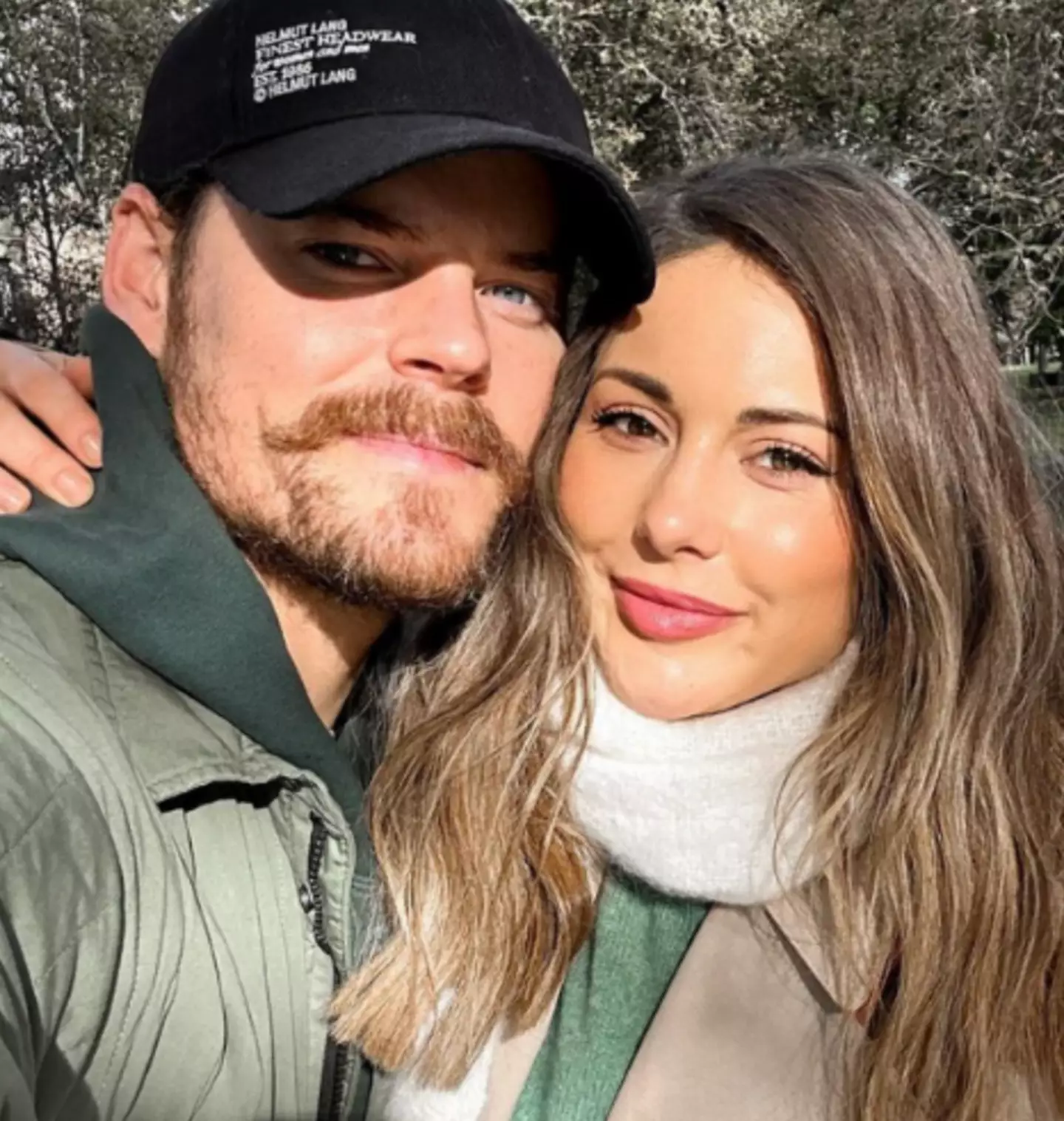 Louise's fiance Ryan gave her fans a health update.