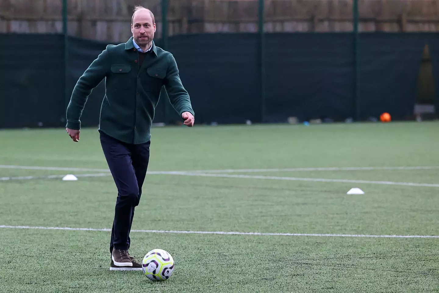 Prince William is a huge football fan (Temilade Adelaja-WPA Pool/Getty Images)
