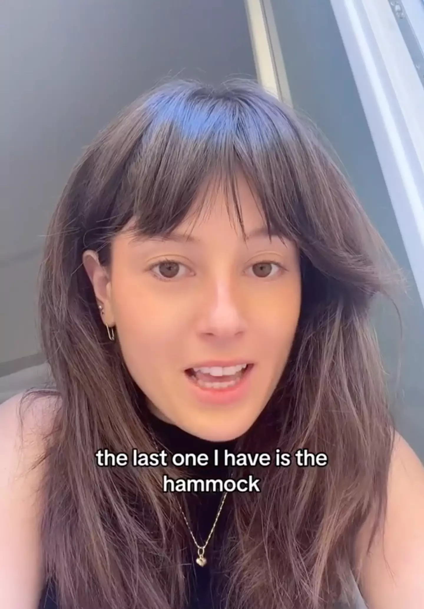 The hammock sounds like a bit of a last resort, really.