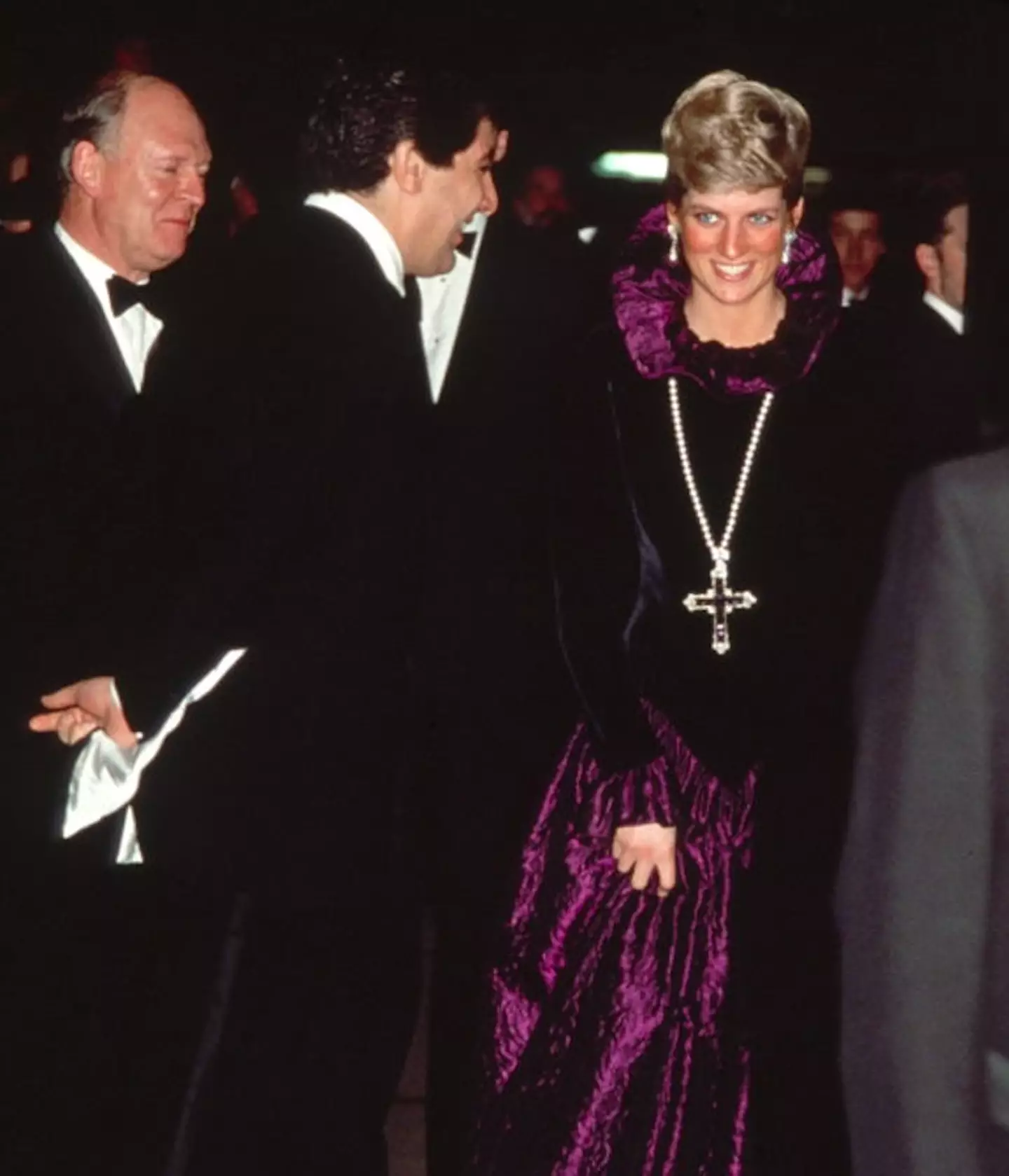 Princess Diana wore the necklace to a charity event. (Tim Graham Photo Library via Getty Images)